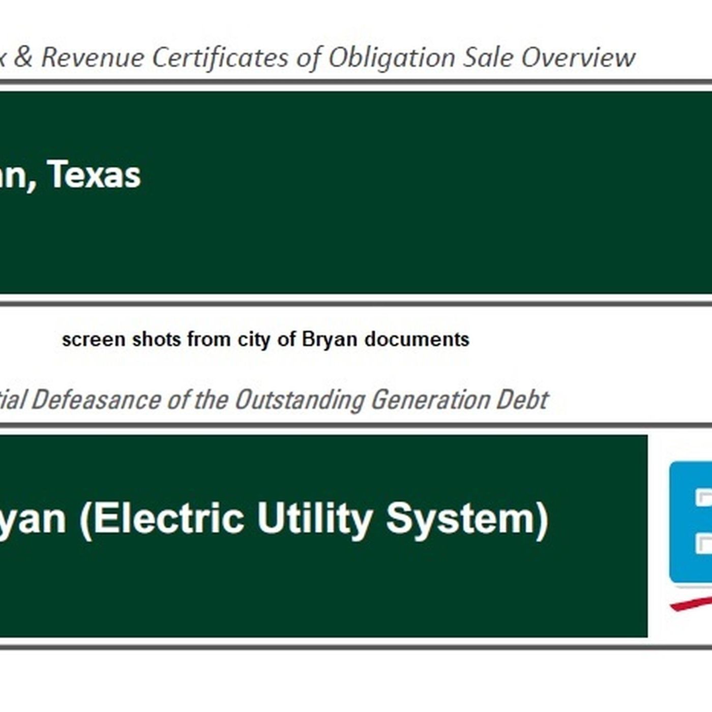 Bryan city council approves borrowing $65 million dollars and refinancing BTU bonds episode artwork
