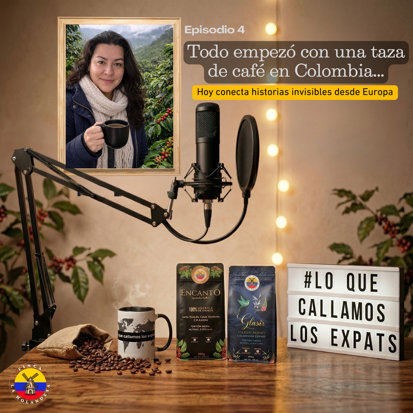 Todo empezó con una taza de café en Colombia... Hoy conecta historias invisibles desde Europa episode artwork
