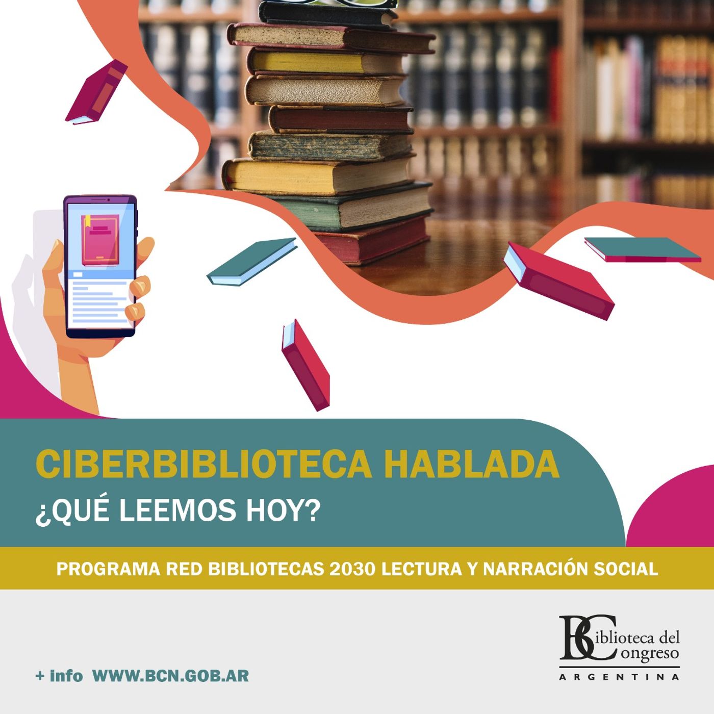 Visitá la CiberBiblioteca Hablada 2021