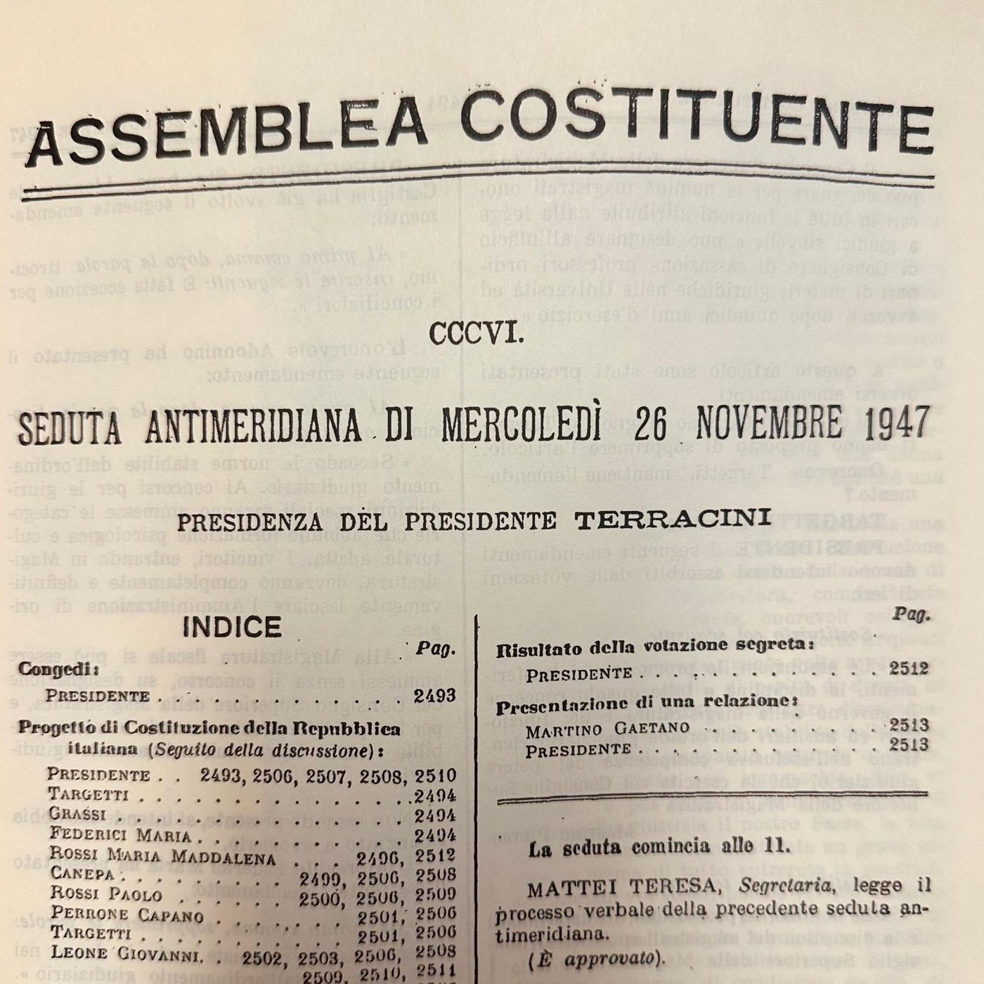 Federici e Rossi sull'accesso delle donne alla Magistratura (26 novembre 1947) episode artwork