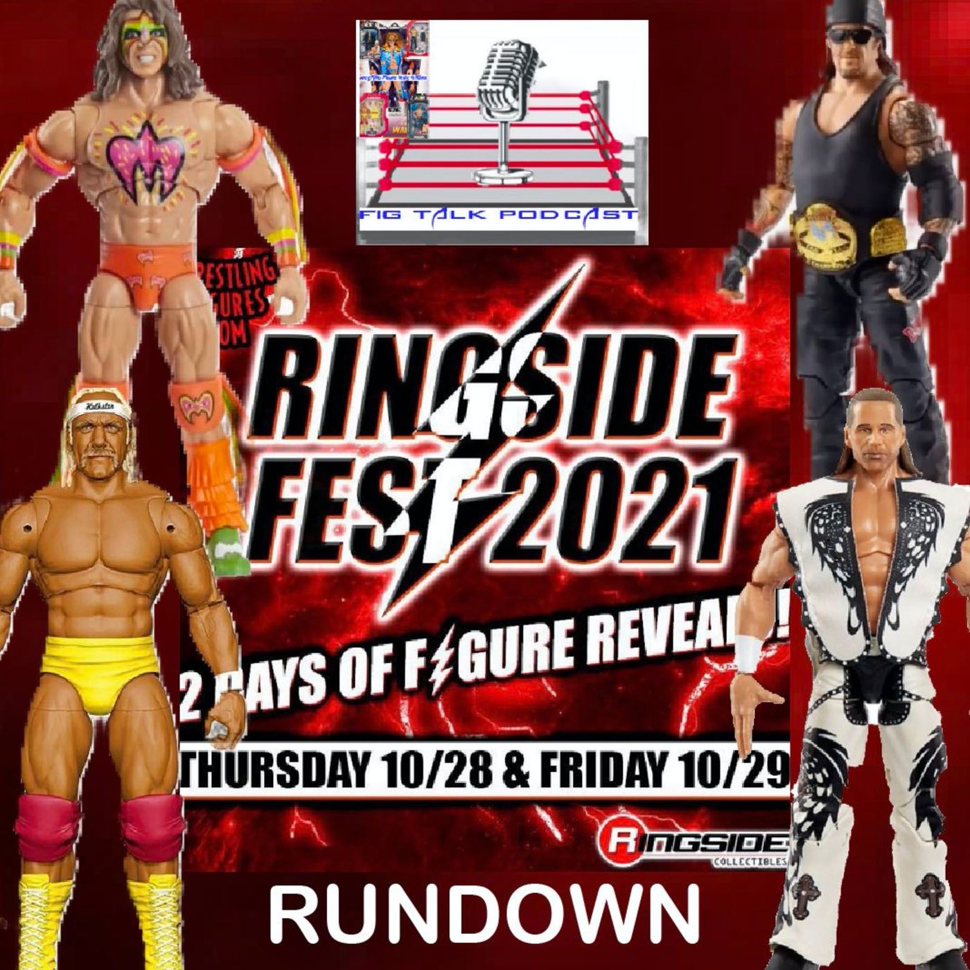 Fig Talk Podcast Bonus Episode: Ringside Fest 2021 WWE Mattel Reveals Rundown episode artwork