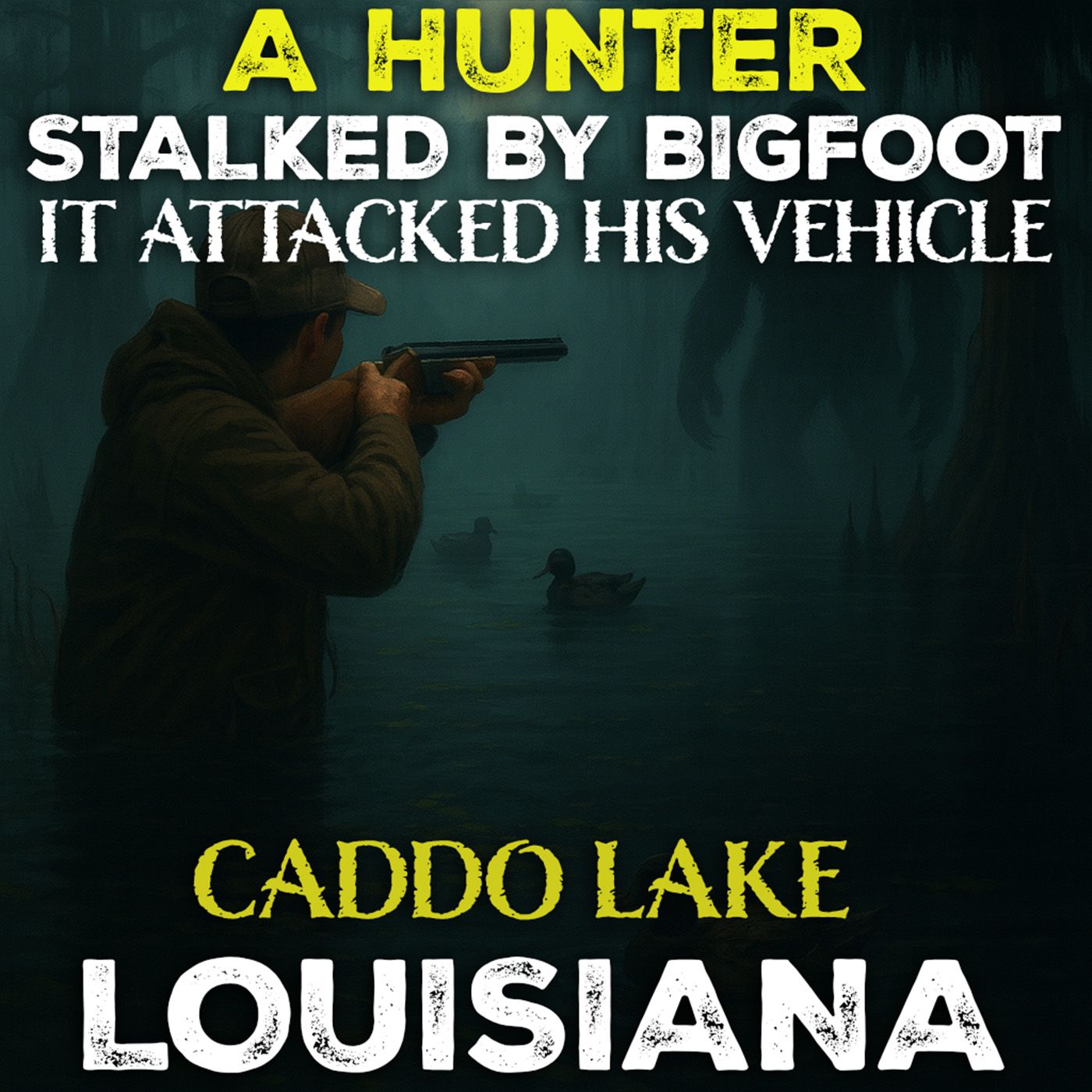 Bigfoot Encounters at Caddo Lake Louisiana | Screams in the Bayou (It Attacked His Vehicle)