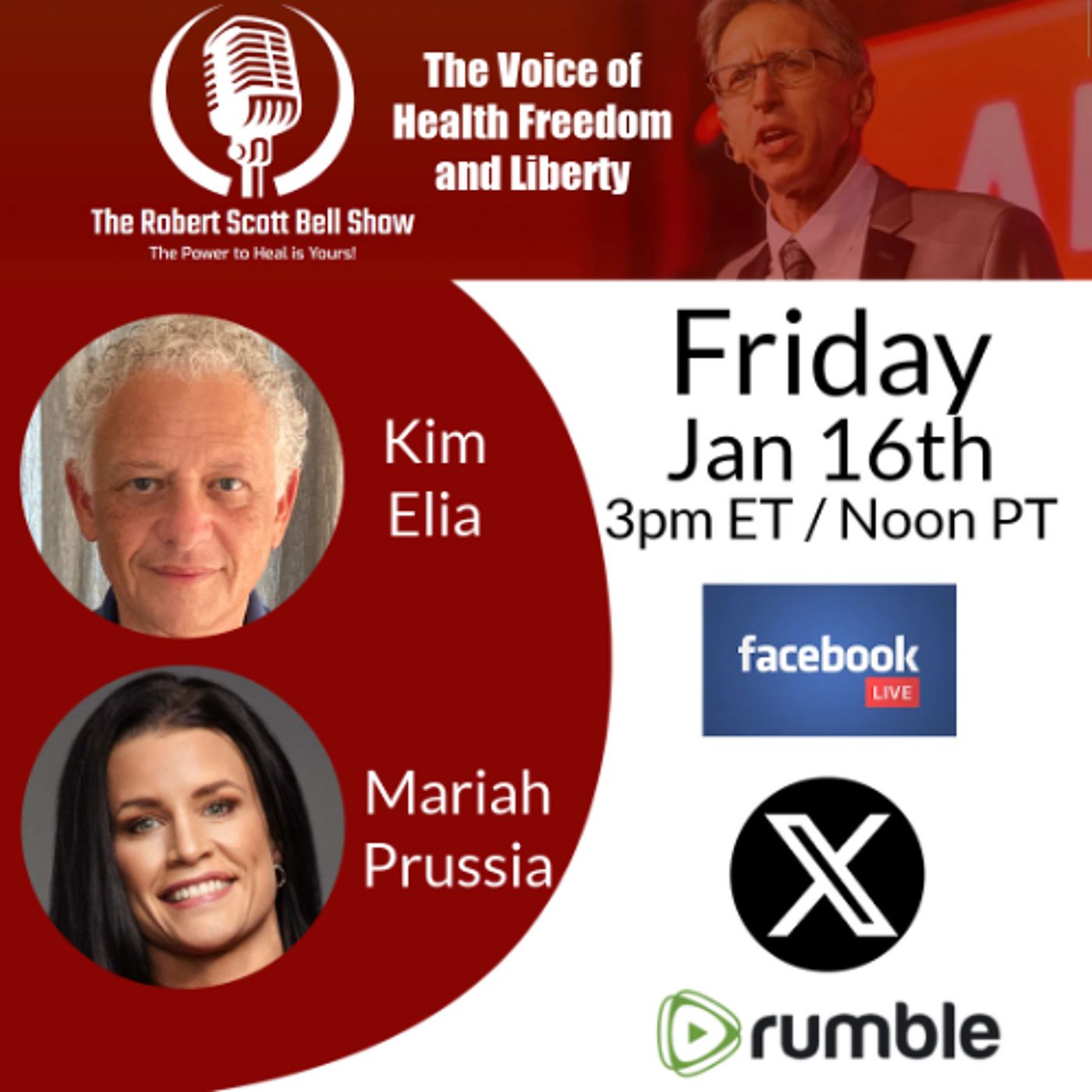 Classified PCR Revelations, Kim Elia, Introducing Homeopathy, Mariah Prussia, Define The Fight, Narcissism Conspiracies - The RSB Show 1-16- episode artwork