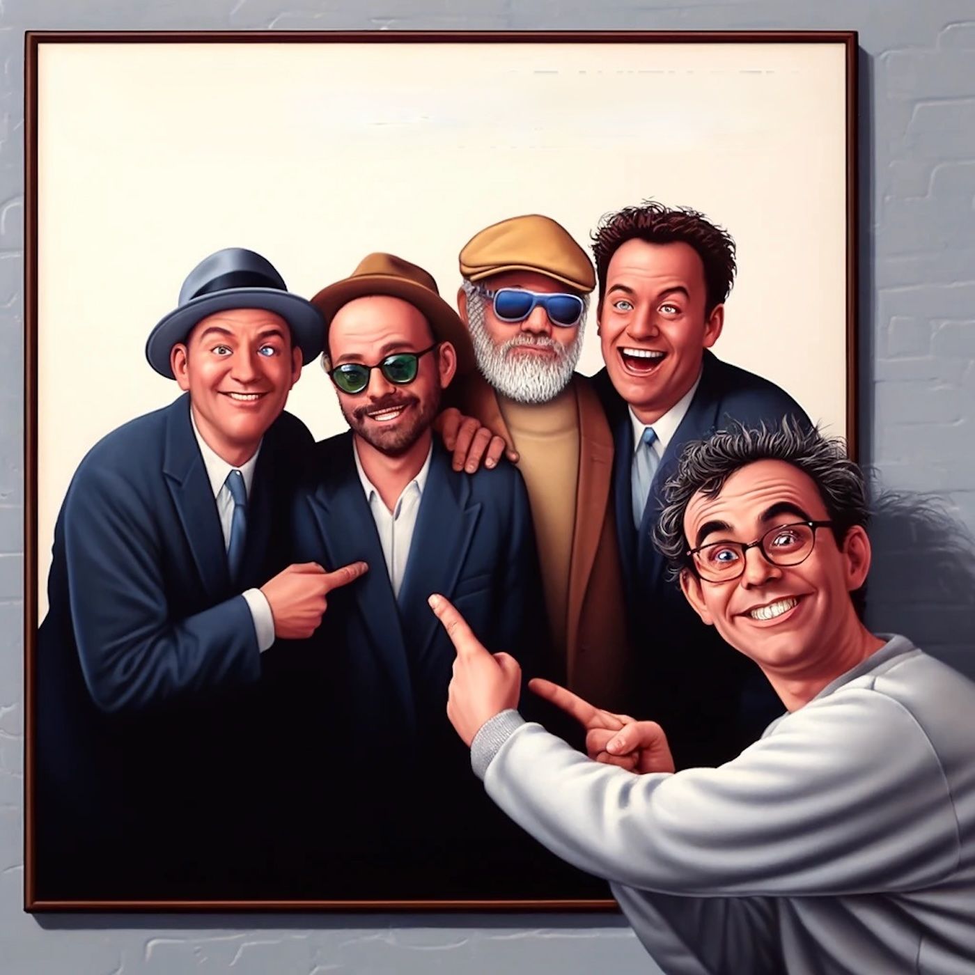 "Here’s a picture of me with REM. That’s me in the corner." episode artwork