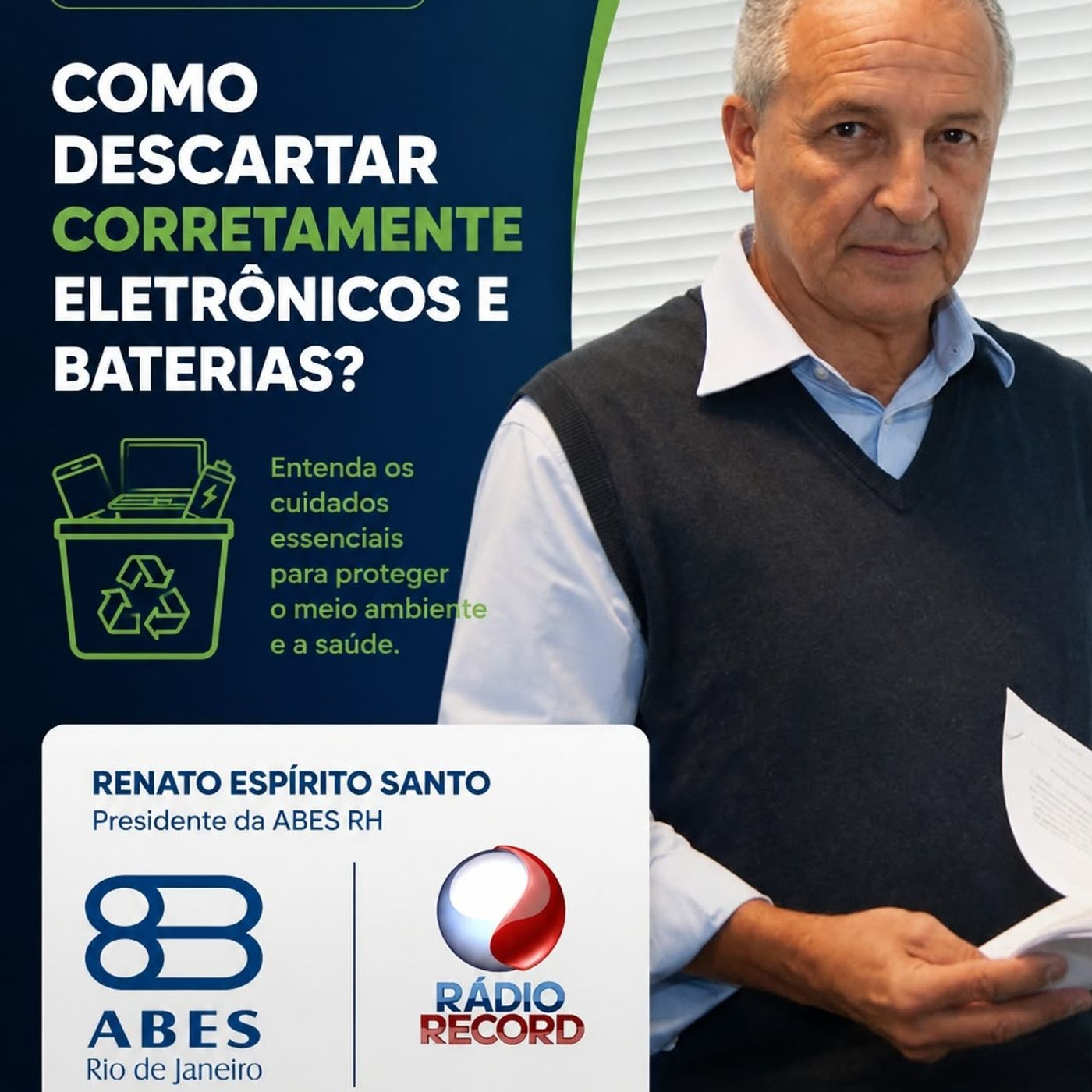 RÁDIO RECORD: COMO DESCARTAR CORRETAMENTE ELETRÔNICOS E BATERIAS? episode artwork