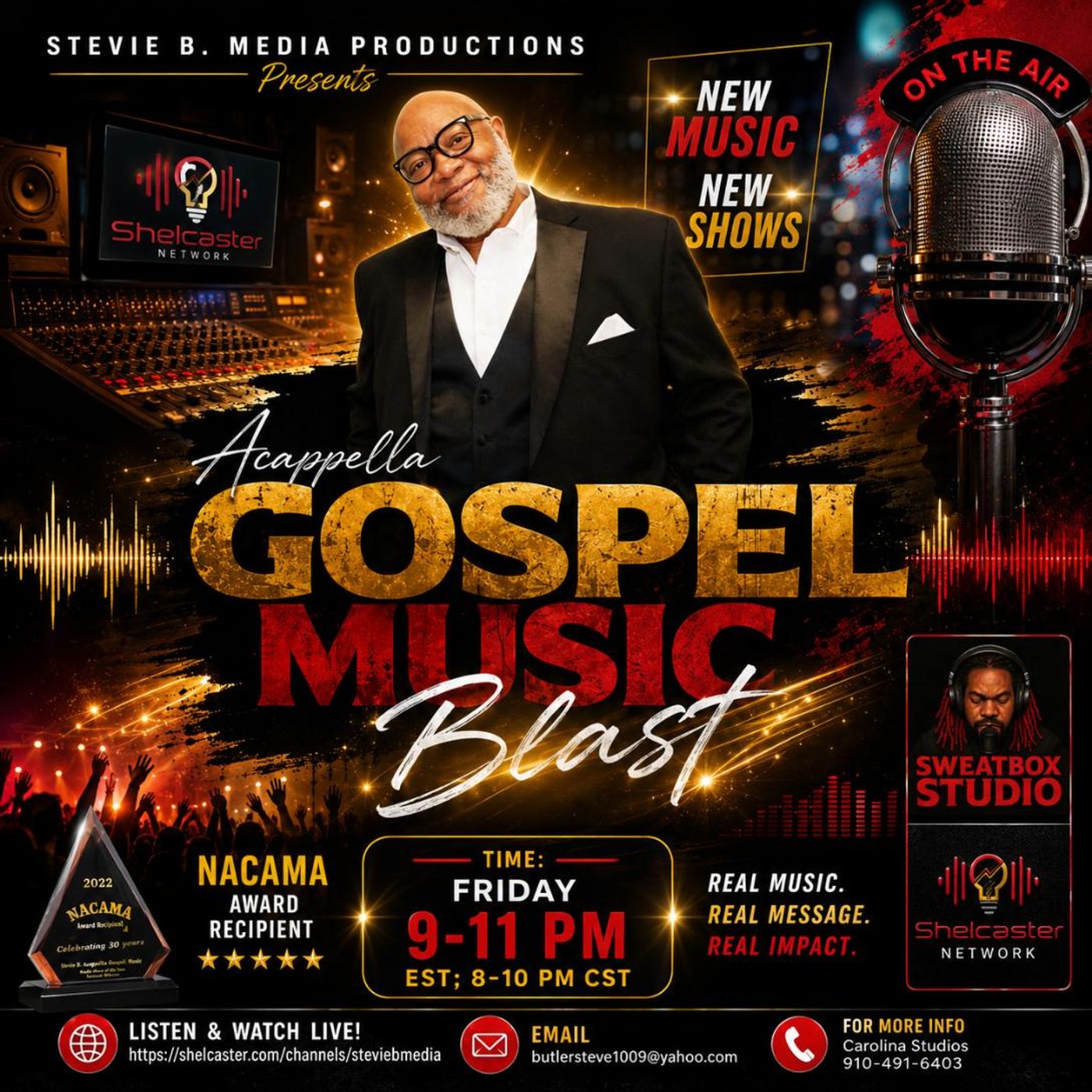 Stevie B. Acappella Gospel Music Blast - (Episode 361) episode artwork