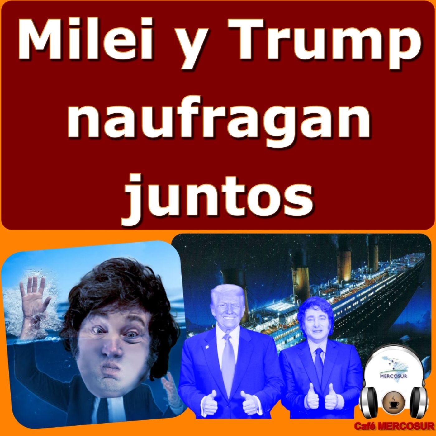 Milei y Trump naufragan juntos episode artwork
