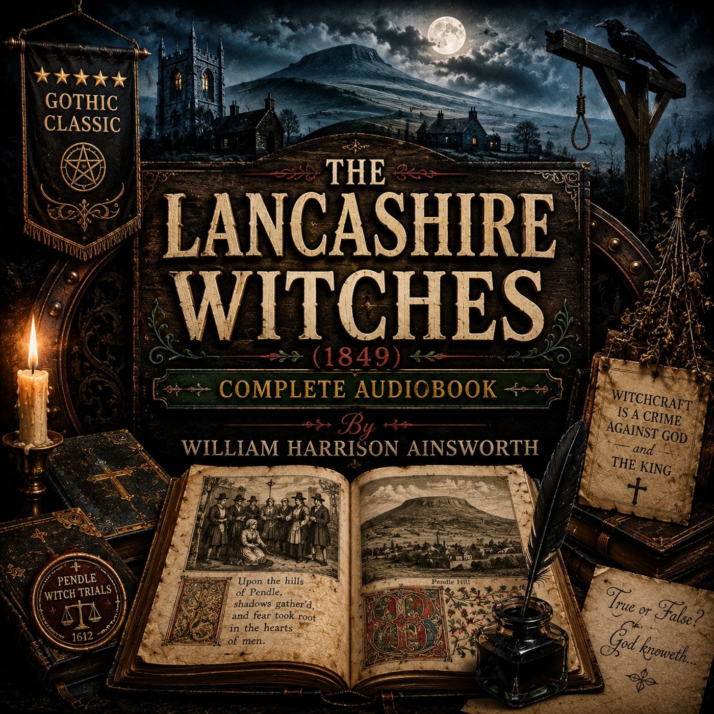 The Lancashire Witches (1849) by William Harrison Ainsworth | Complete Audiobook | Witchcraft, Folklore & Gothic Historical Fiction Part 1 episode artwork