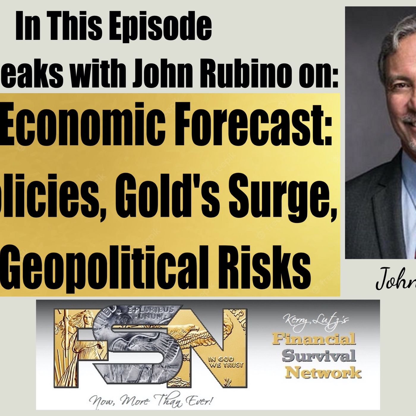 cover of episode 2024 Economic Forecast:  Fed Policies, Gold's Surge, and Geopolitical Risks -- John Rubino #5973