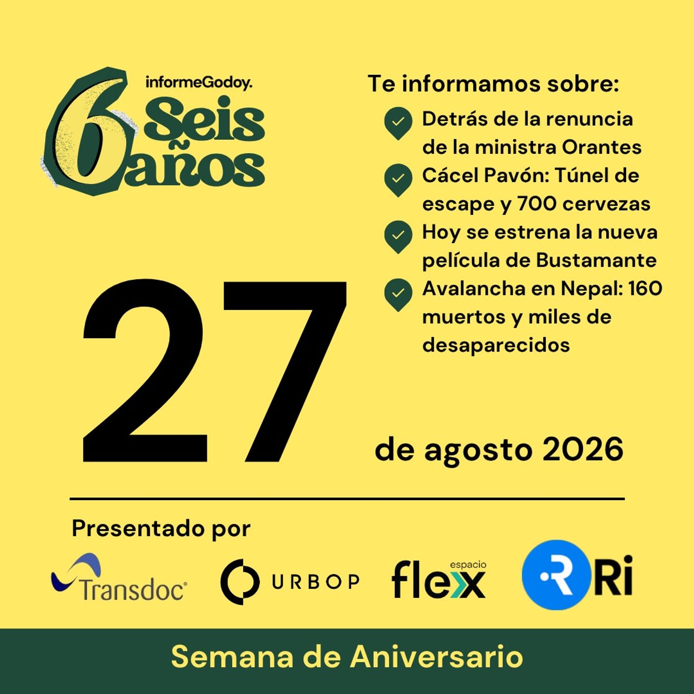 27 de agosto 2026 episode artwork