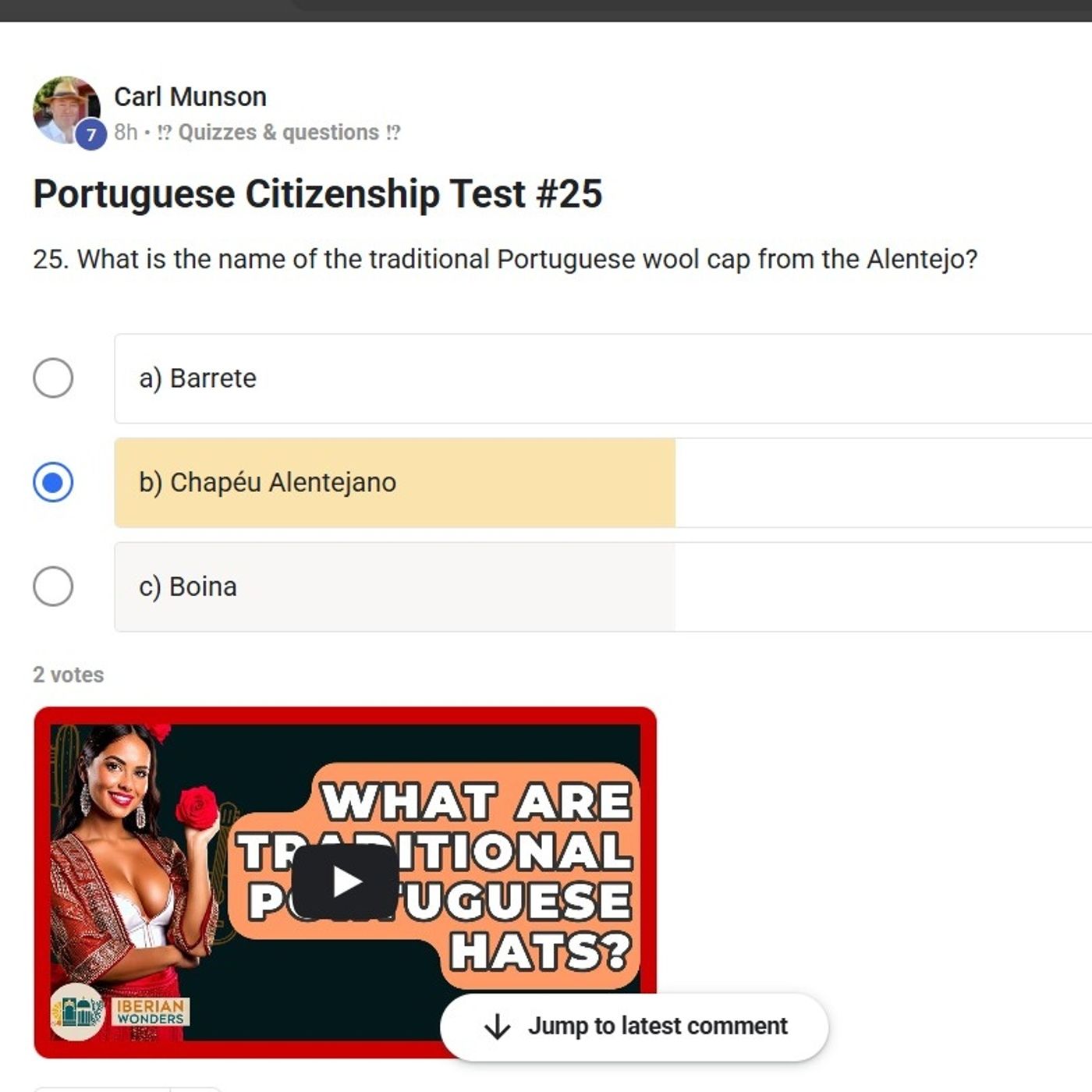 Portuguese Citizenship Test #25 - All Hats & B@@bs Today! #citizenship #hats #test #portuguese