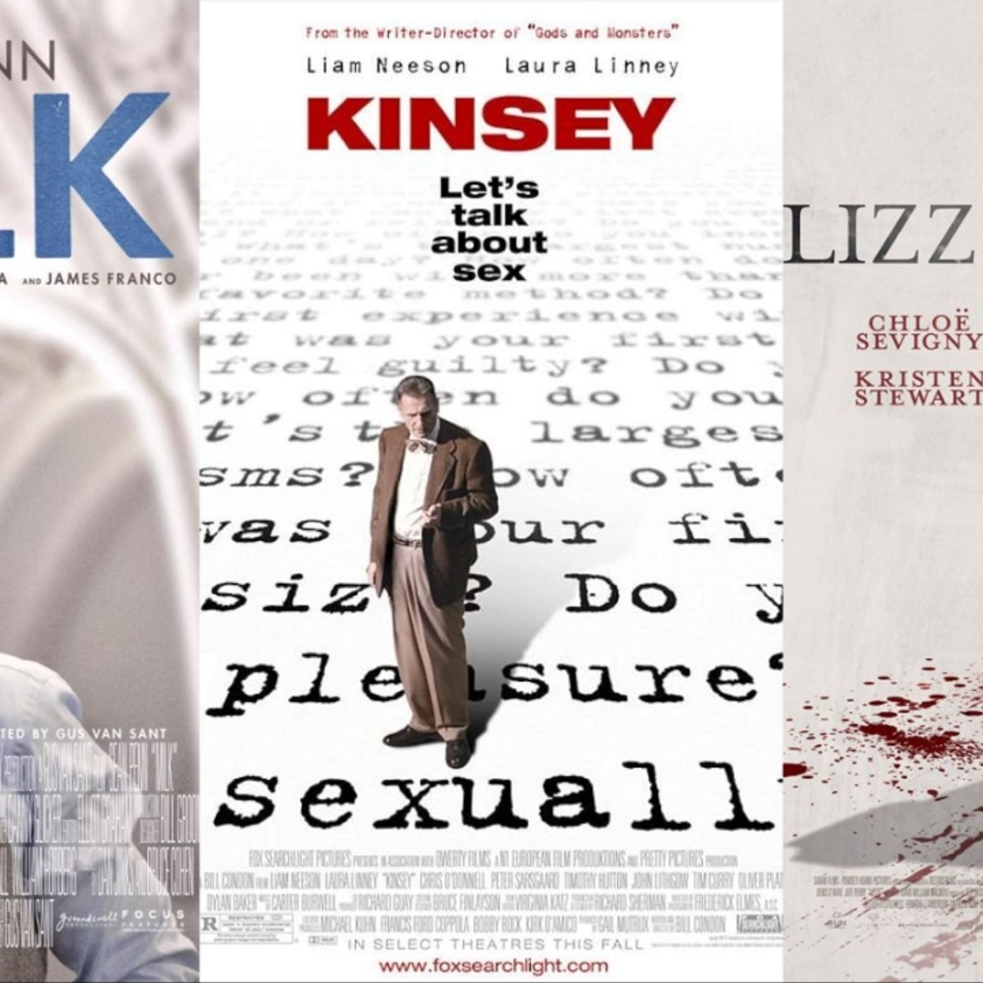 Triple Feature: Milk/Kinsey/Lizzy