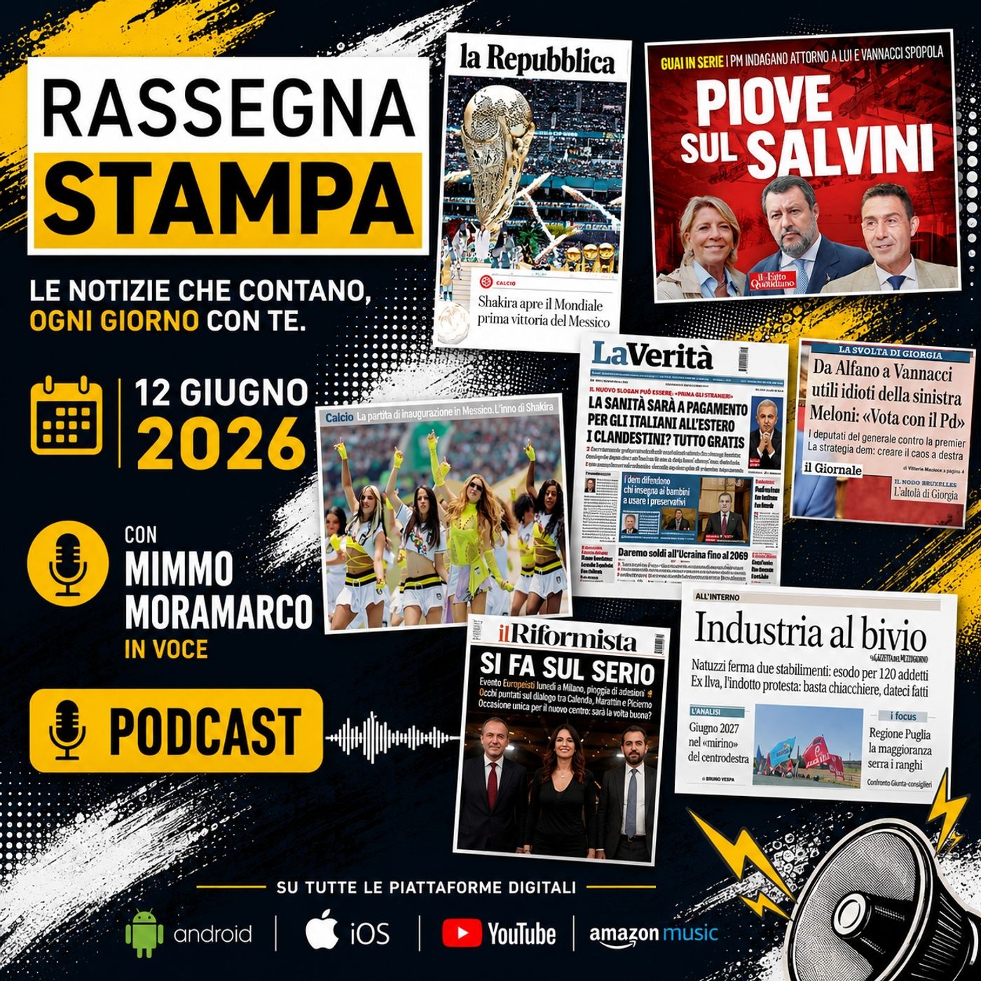 Rassegna stampa del 12 giugno 2026 episode artwork