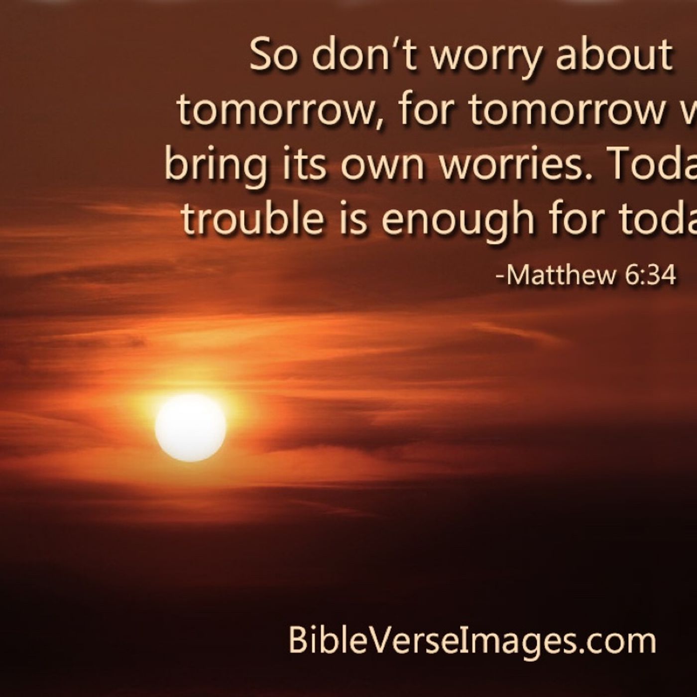 DONT WORRY FOR TOMORROW!PRAISE YAHWEH TODAY!!(DONT LET WORRYS CONSUME U!!YAHWEH GOT THIS!) episode artwork