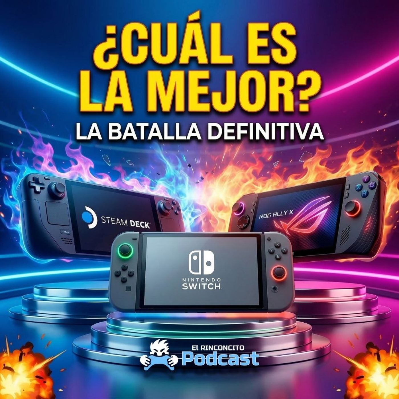 Steam Deck OLED vs Nintendo Switch 2 vs ASUS ROG Ally X: Comparativa Definitiva