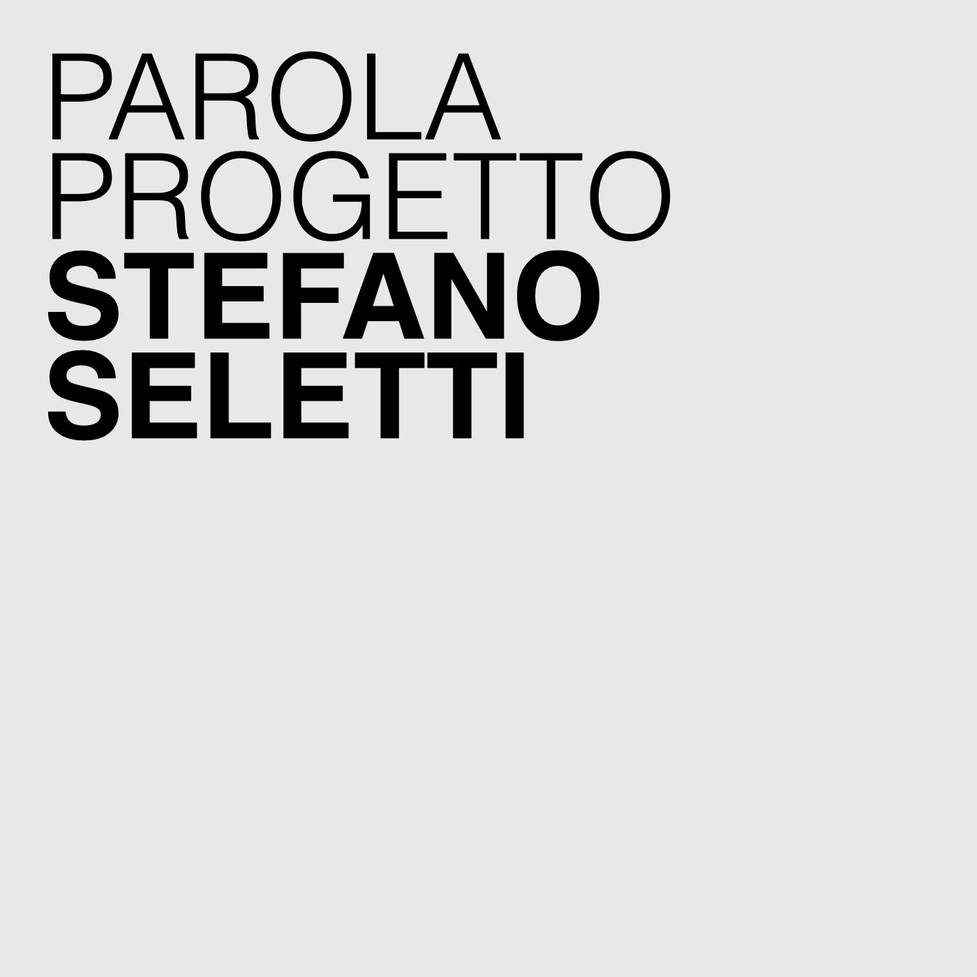 Parola Progetto