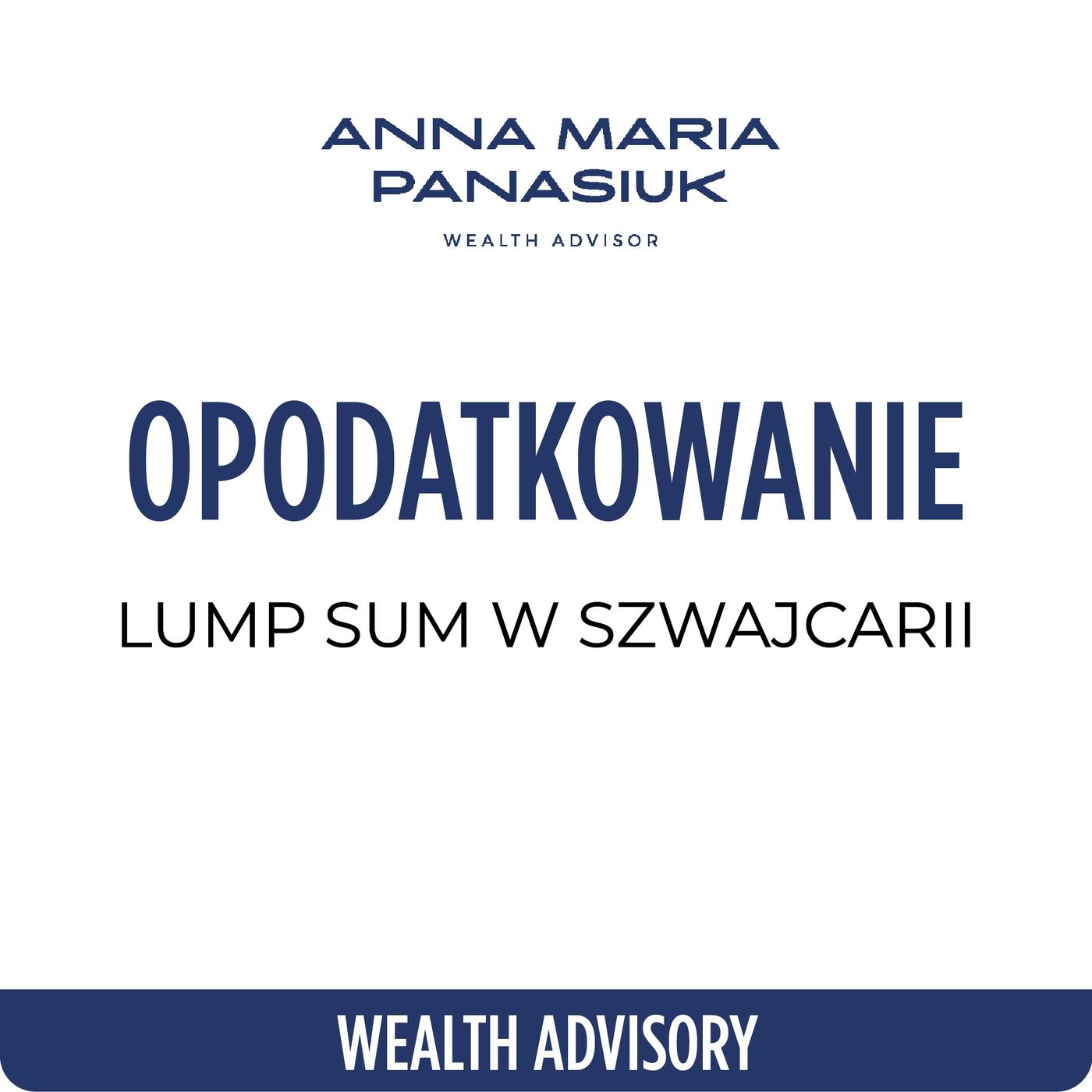 Wealth Advisory -AMP