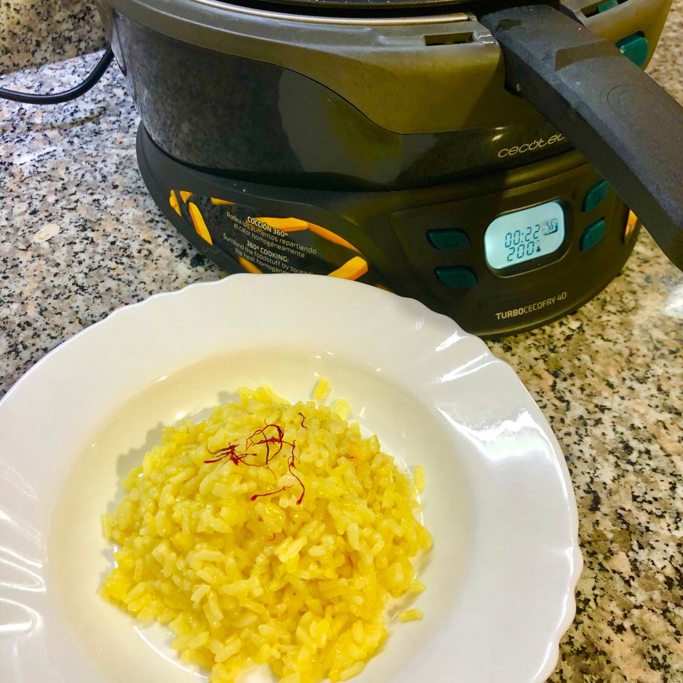 Risotto allo zafferano fatto con la friggitrice Turbo Cecofry 4D episode artwork