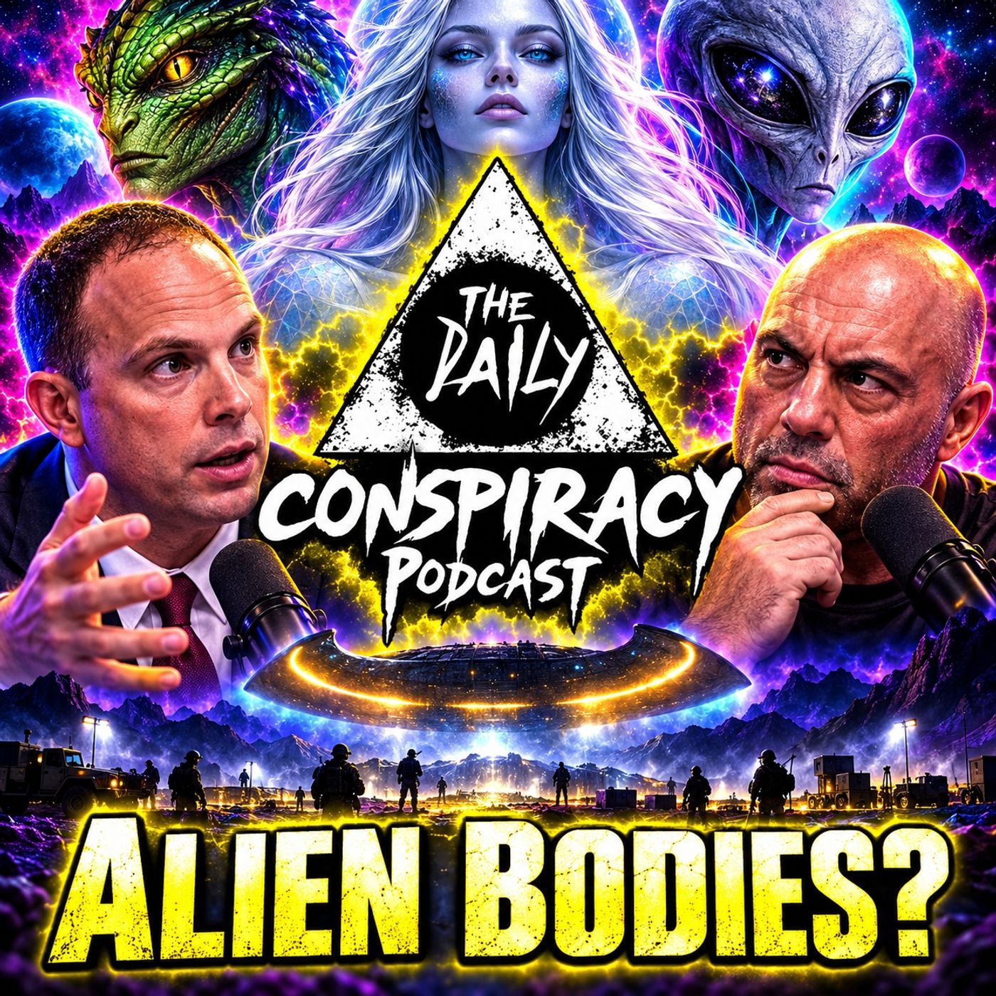 David Grusch on Joe Rogan: Alien Bodies & Reptilians