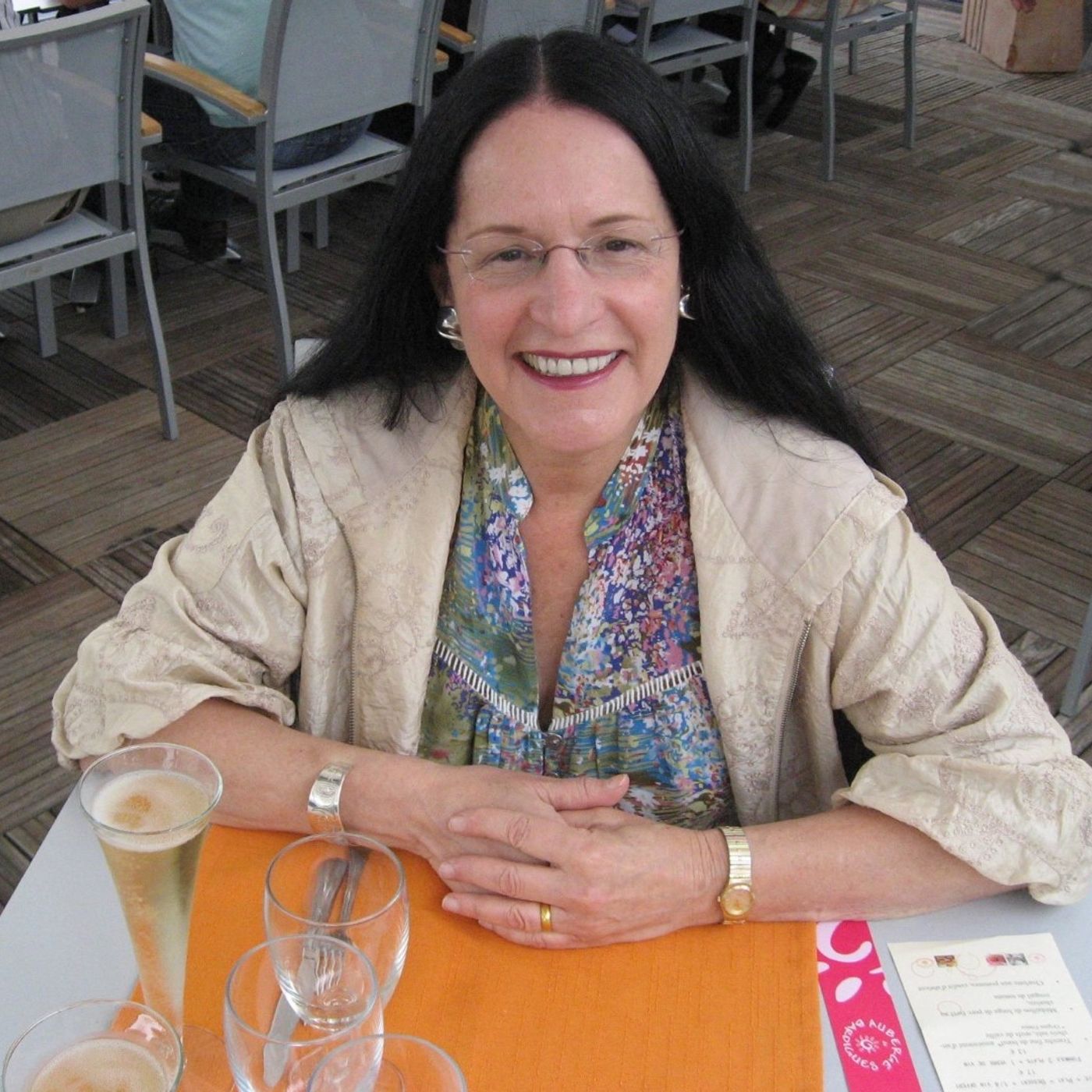 Knoxville, TN author, poet and Professor Emeritus at University of Tennessee Marilyn Kallet with “Even When We Sleep"! episode artwork
