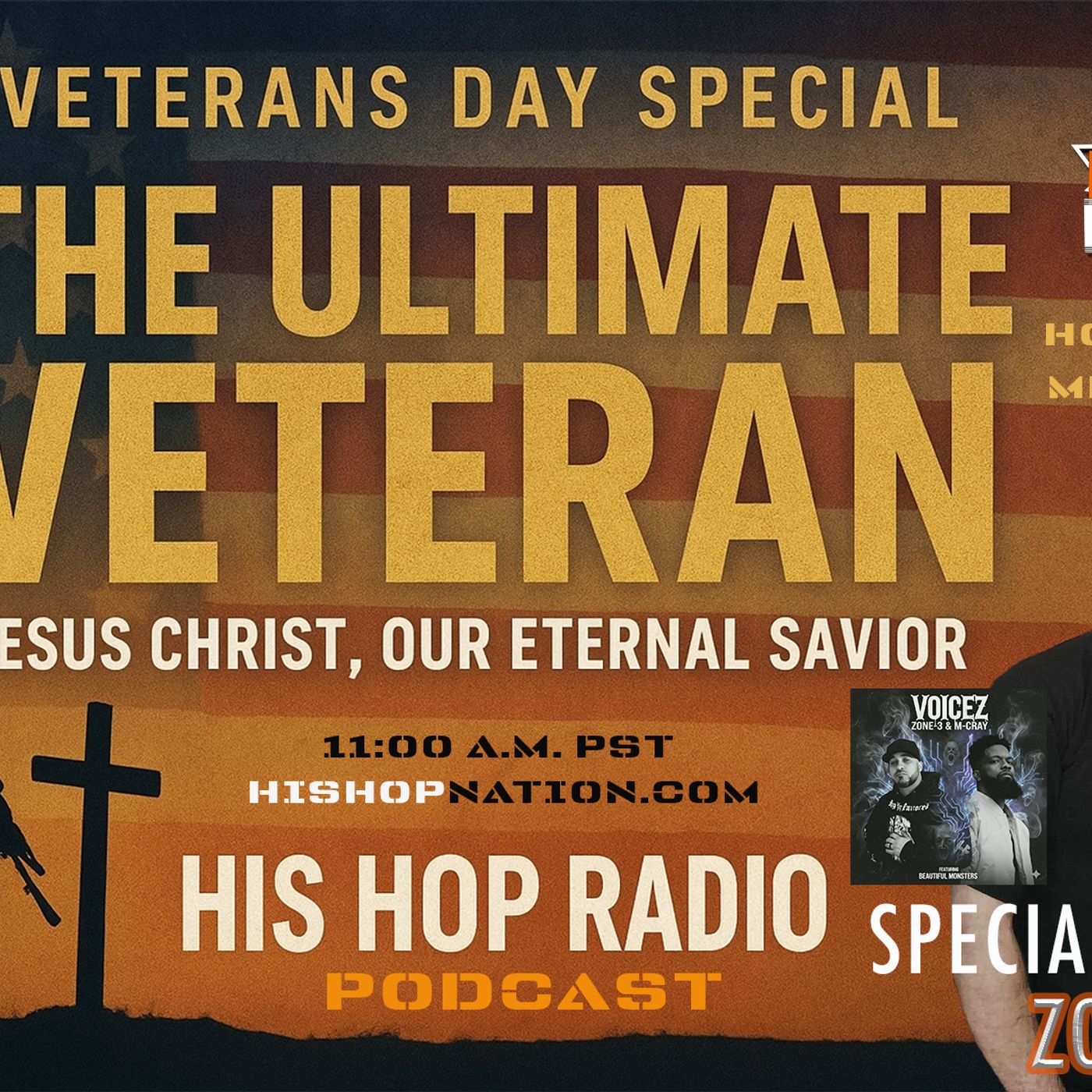 “The Ultimate Veteran: Jesus Christ, Our Eternal Savior” (His Hop Radio Veterans Day Special) episode artwork