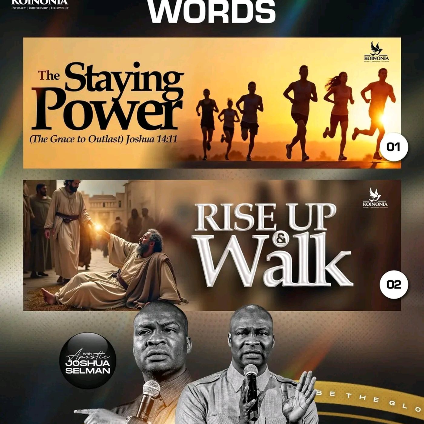 THE STAYING POWER (THE GRACE TO OUTLAST) WITH APOSTLE JOSHUA SELMAN