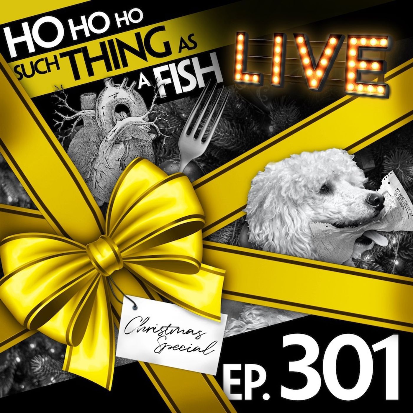 No Such Thing As The Queen's Christmas Burlesque episode artwork