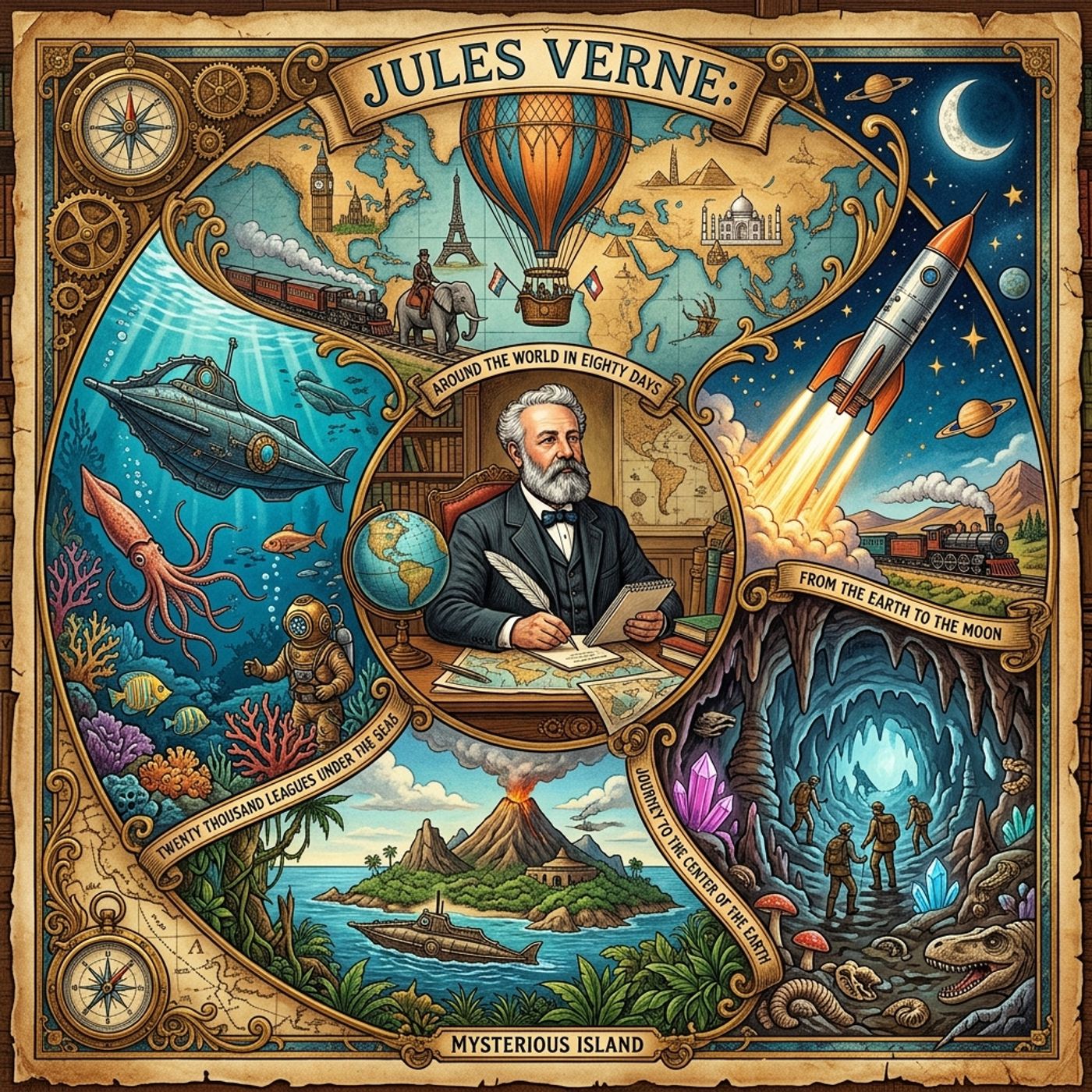 Il Profeta del Vapore: Jules Verne e i suoi trip mentali verso l'ignoto episode artwork
