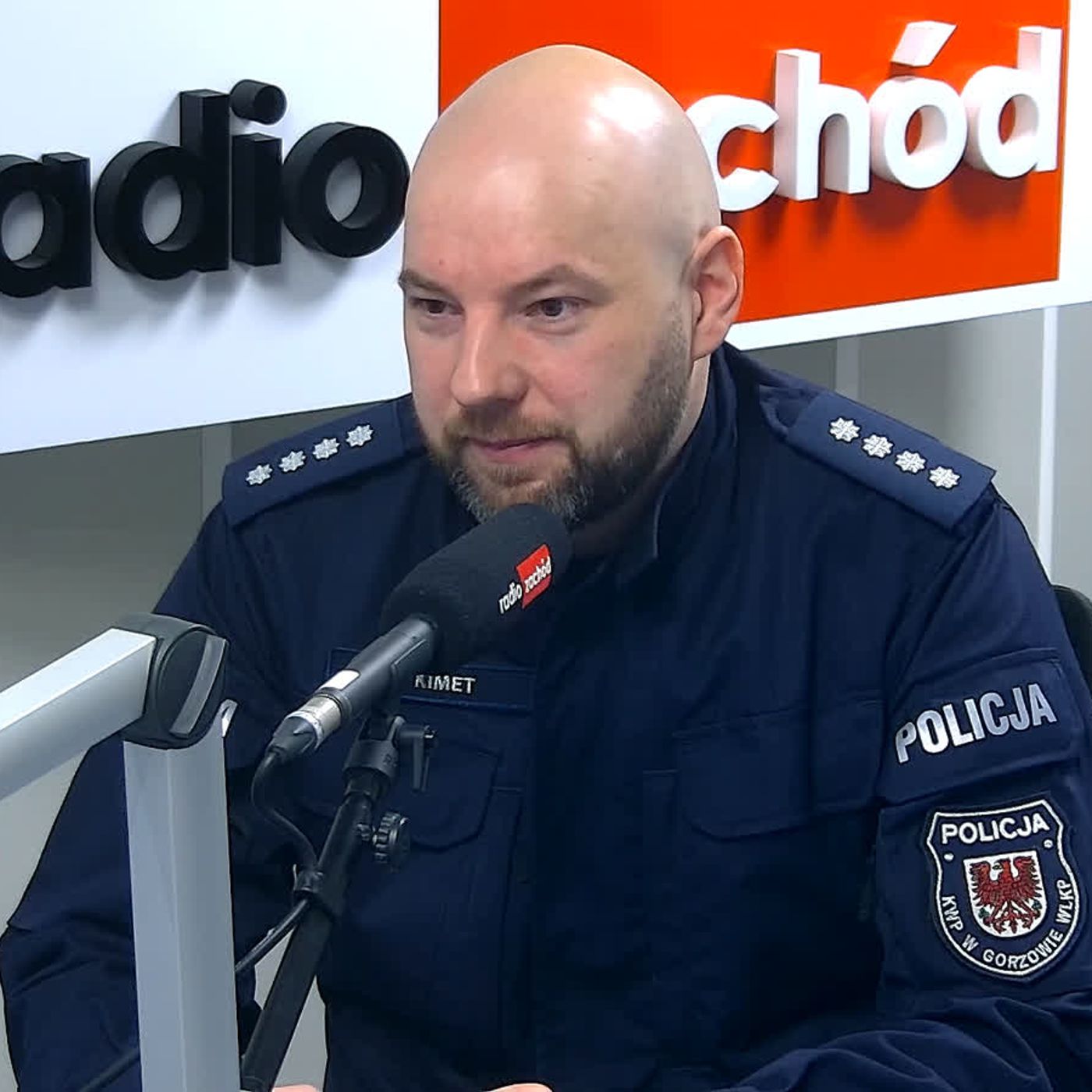 Maciej Kimet, rzecznik lubuskiej policji