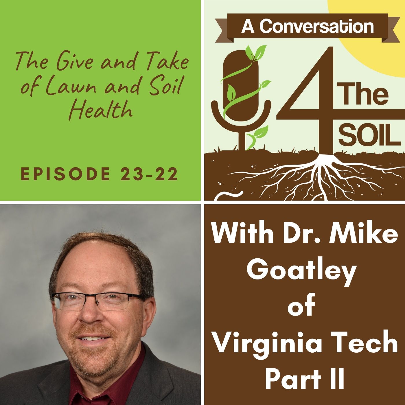 Episode 23 - 22: The Give and Take of Lawn and Soil Health with Dr. Mike Goatley of Virginia Tech Part II