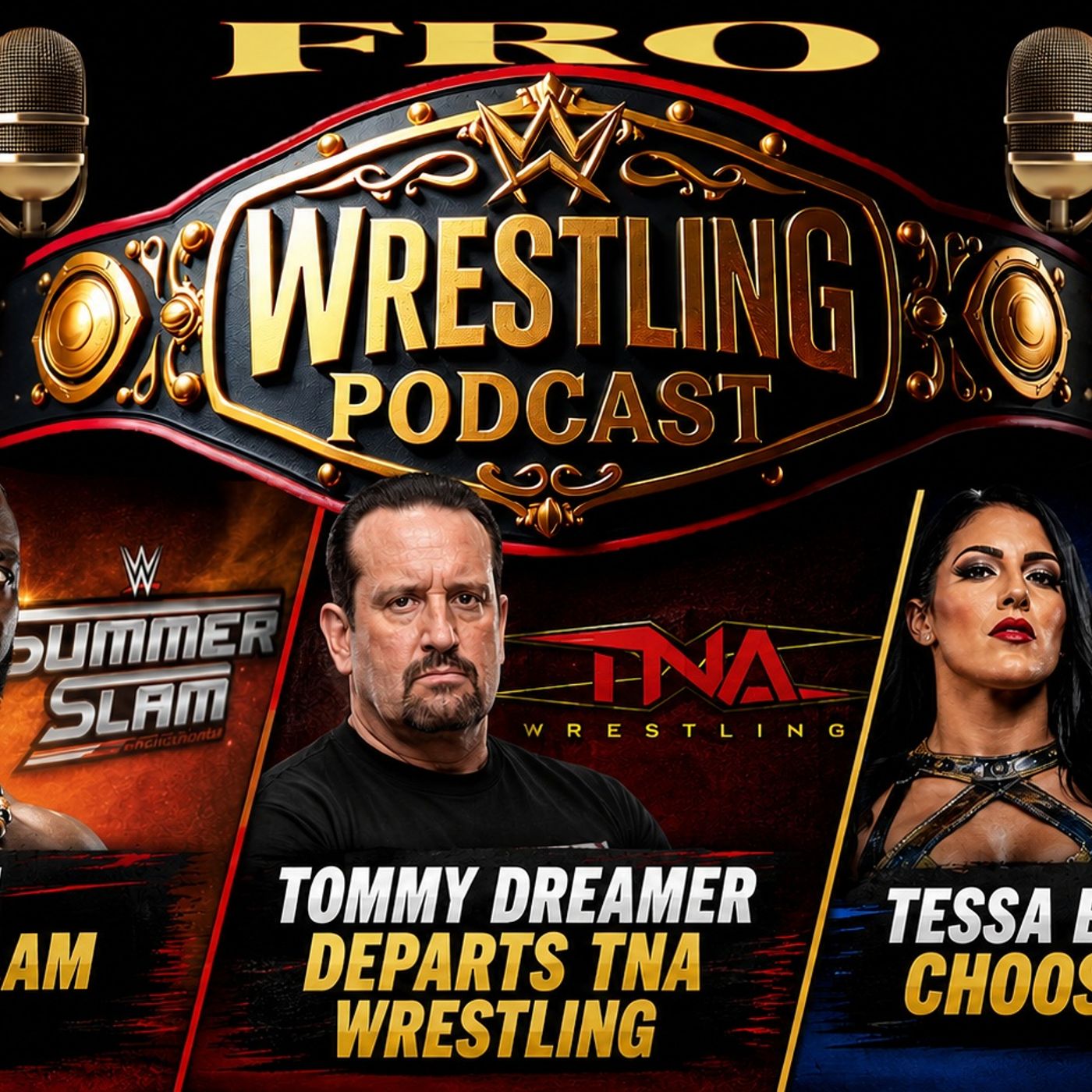 Oba Femi Summer Slam Plans - Tommy Dreamer Leaves TNA - Tessa Blanchard Chooses CMLL episode artwork