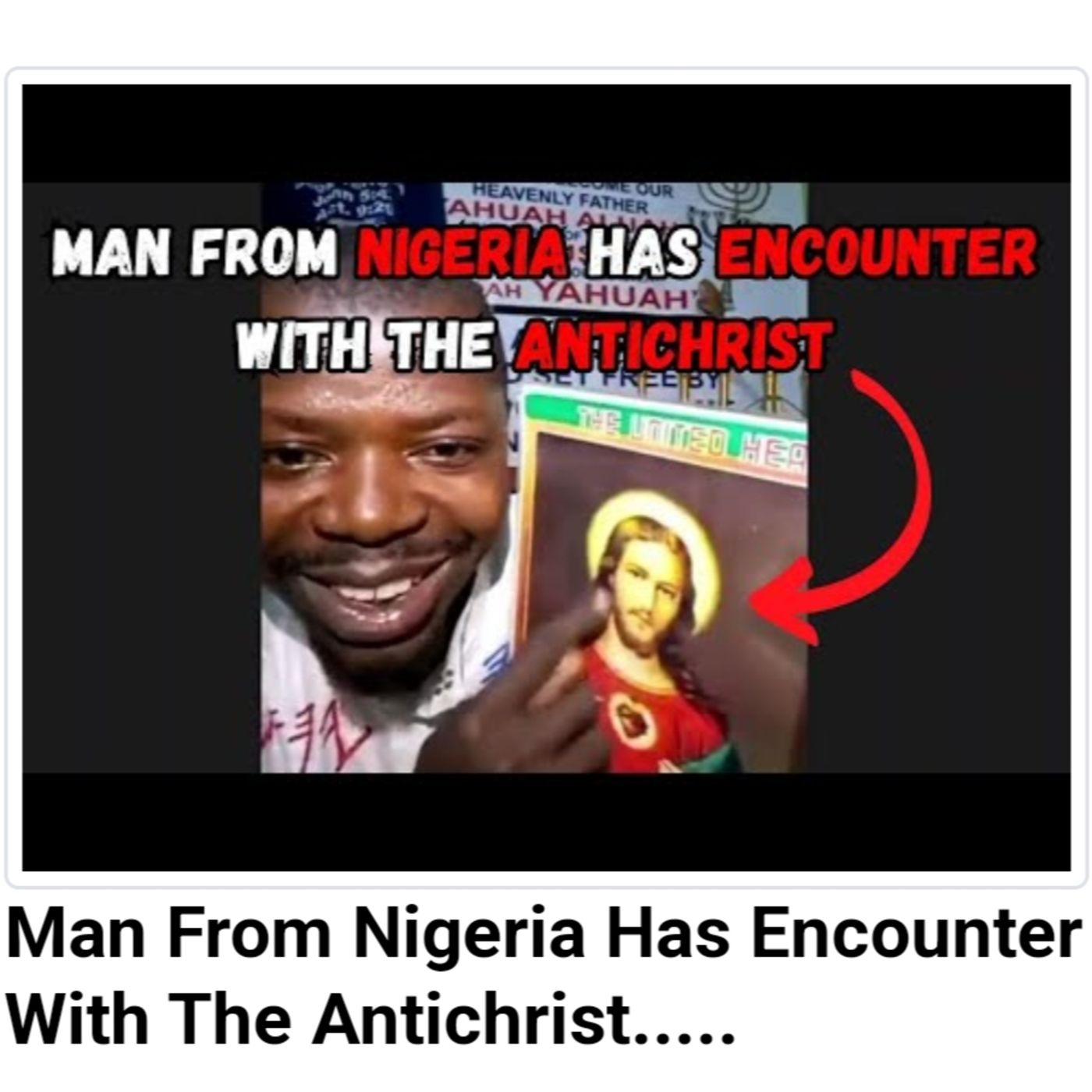 Man From Nigeria Has Encounter With The Antichrist.... episode artwork