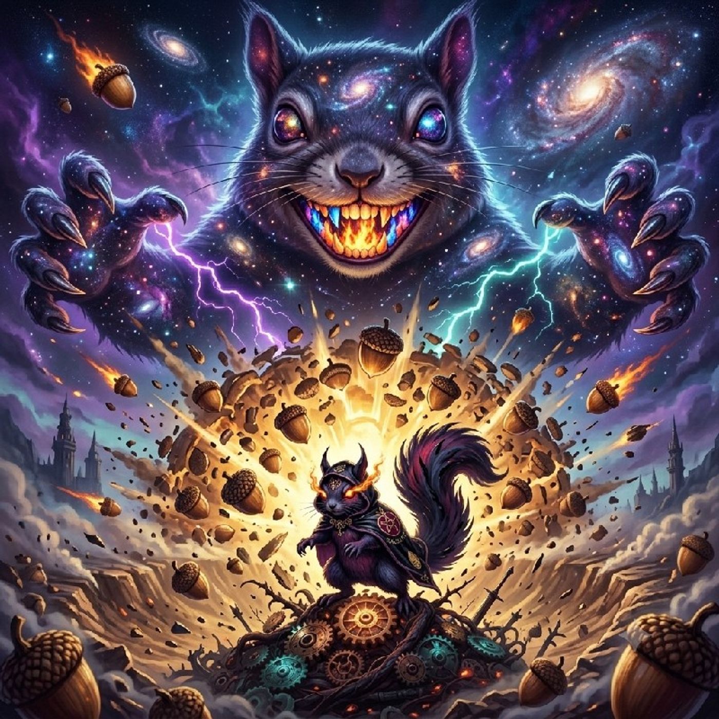 The "supposedly true" orgin story of Pope Todd becoming a squirrel episode artwork