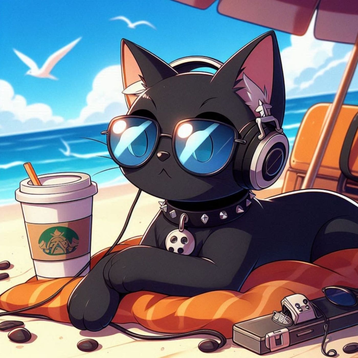 CAFÉ con GATO NEGRO - Videojuegos