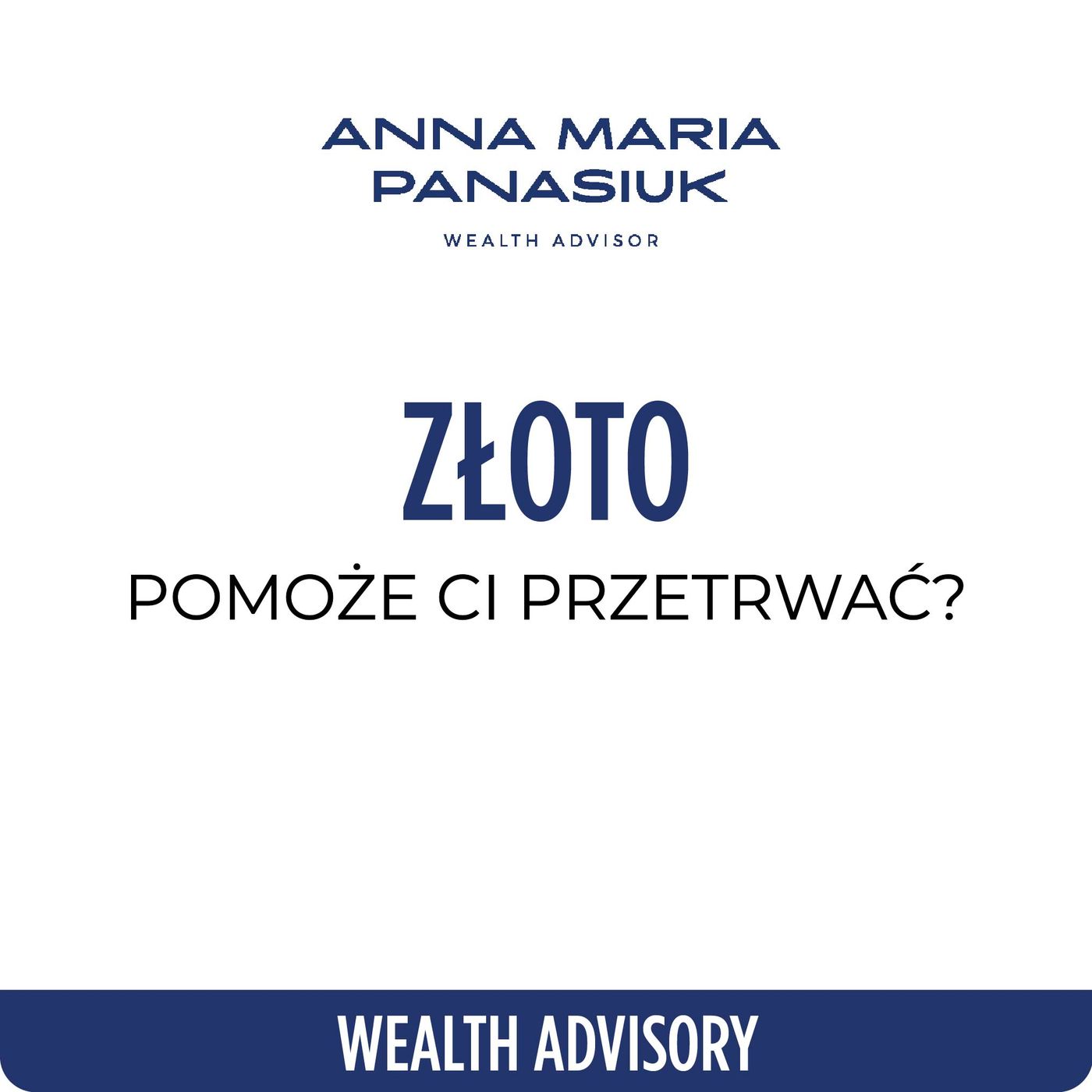 NO 89. SERIA EKSPERCKA: Jakie jest praktyczne ZASTOSOWANIE ZŁOTA? | Łukasz Chojnacki | Anna Maria Panasiuk episode artwork