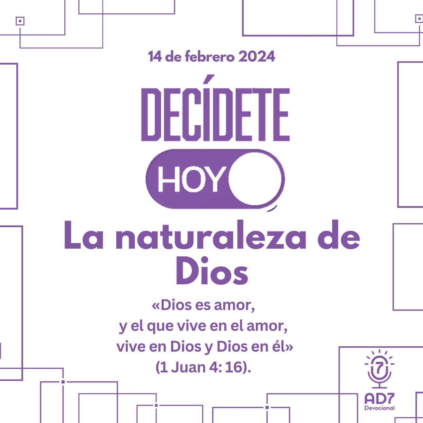 La naturaleza de Dios | Devocional de Jóvenes | 14 de febrero 2024