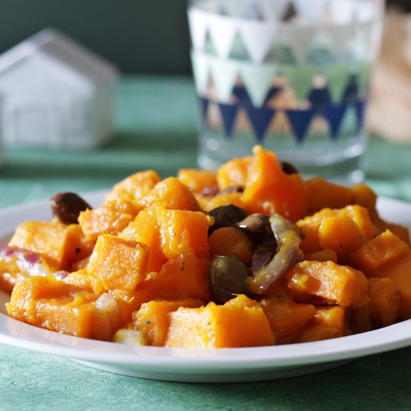 Patate dolci condite in padella