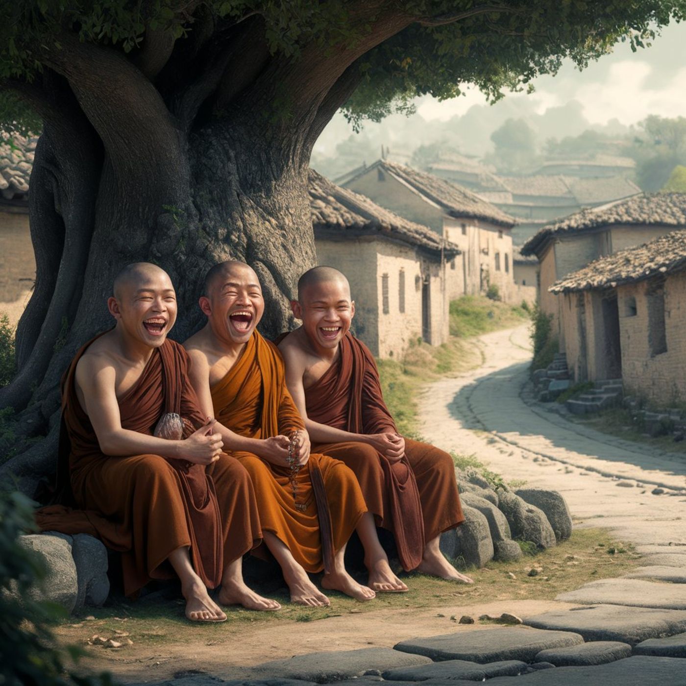 Three Laughing Monks Story - zen motivation | BUDDHA STORY | Gautam buddha motivational story | episode artwork