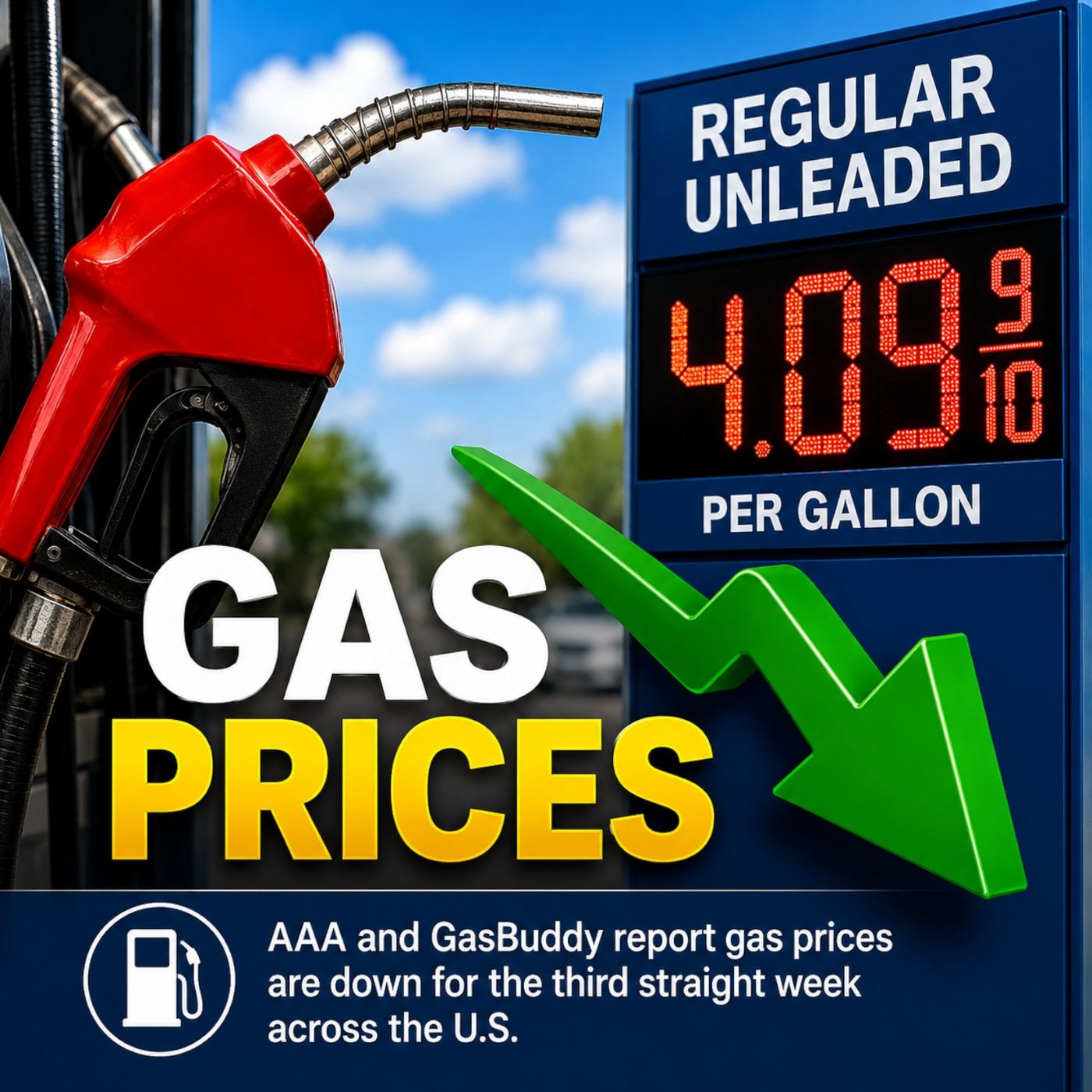 6-15 News - Gas Prices Fall Again episode artwork