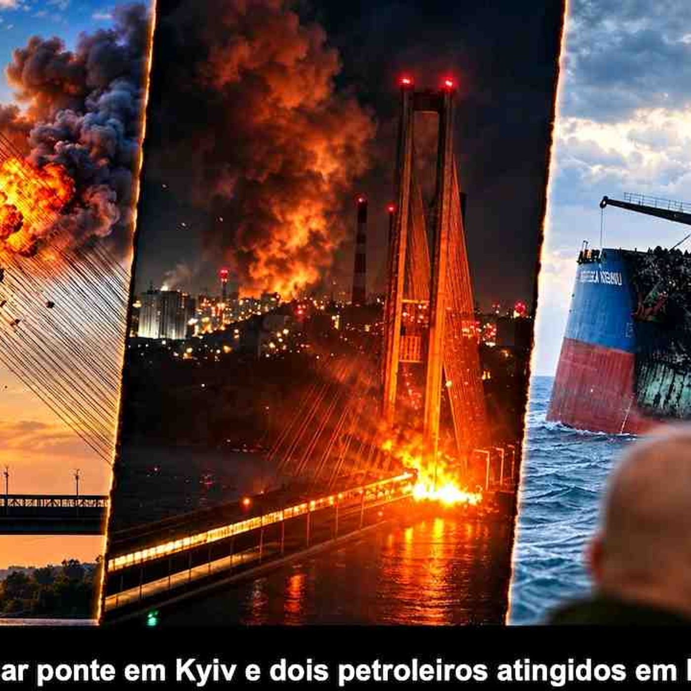 Rússia volta a atacar ponte em Kyiv e dois petroleiros atingidos em Hormuz_ Briefing 3-Out