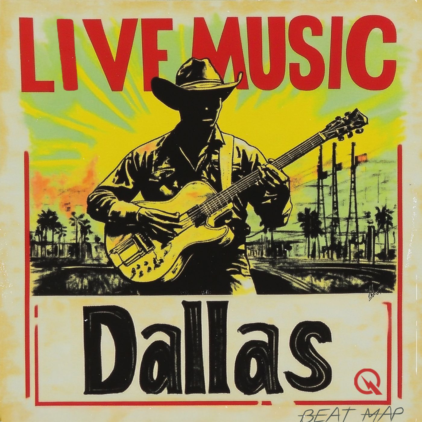 Live Music Dallas - Beat Map