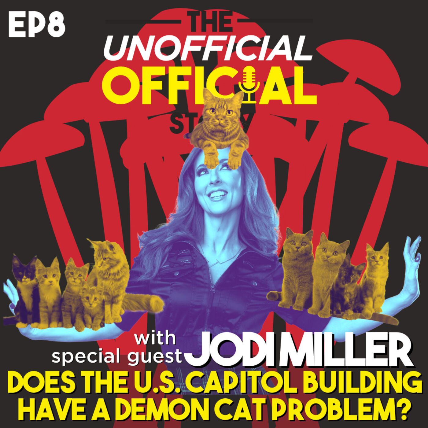 S1E8 Does the U.S. Capitol Building Have a Demon Cat Problem? With Comedian Jodi Miller