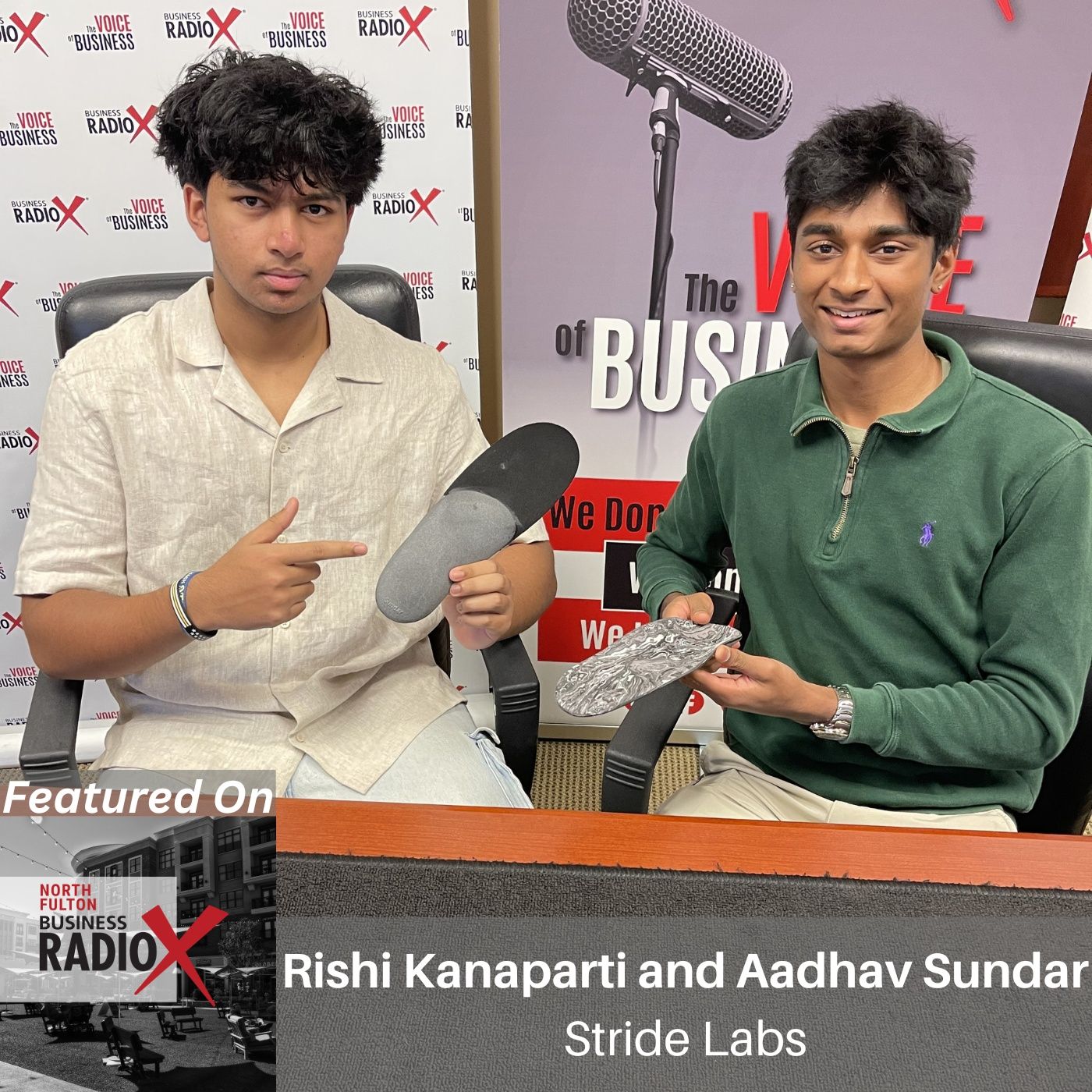 Revolutionizing Orthotics with AI, with Aadhav Sundar and Rishi Kanaparti, Stride Labs episode artwork