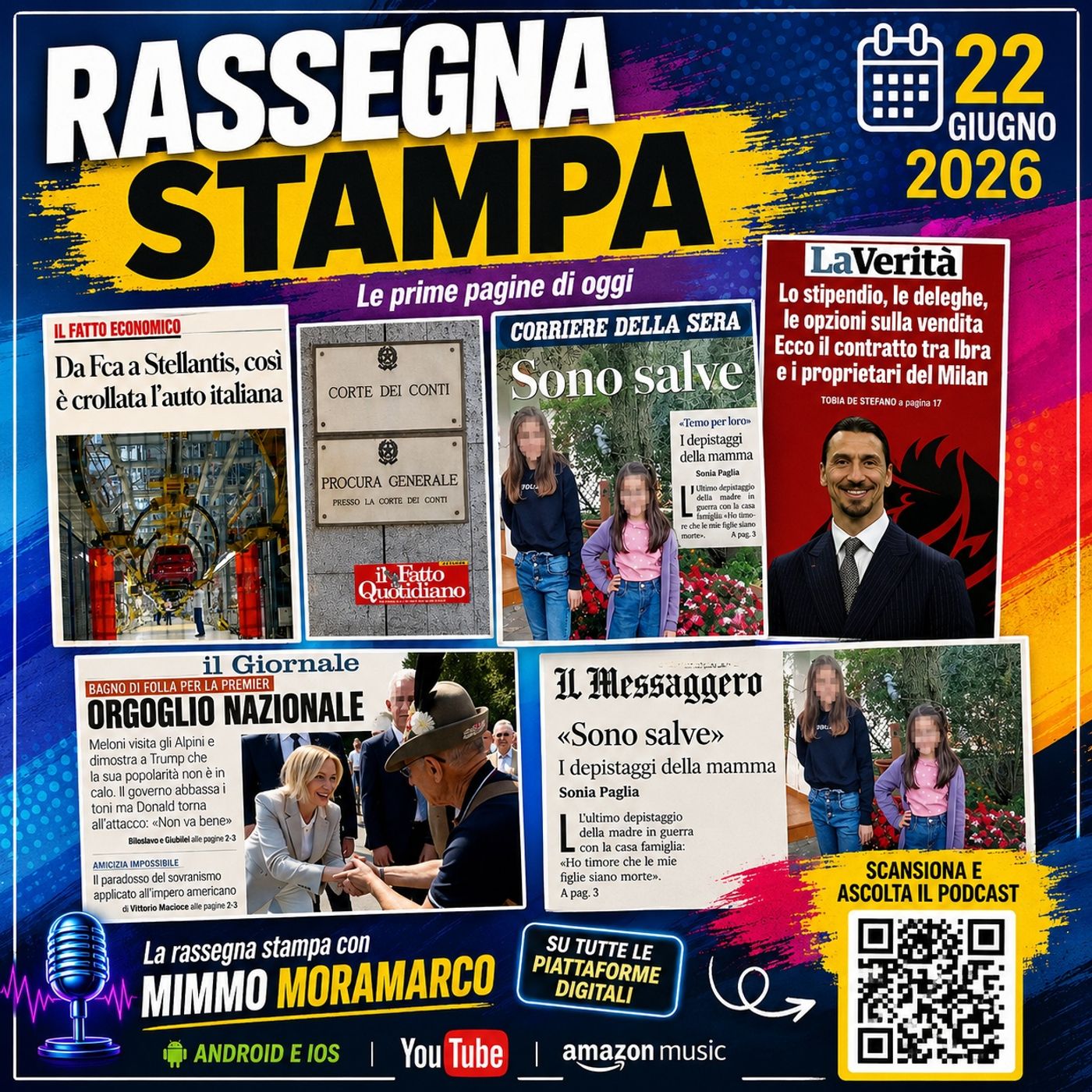 Rassegna stampa del 22 giugno 2026 episode artwork