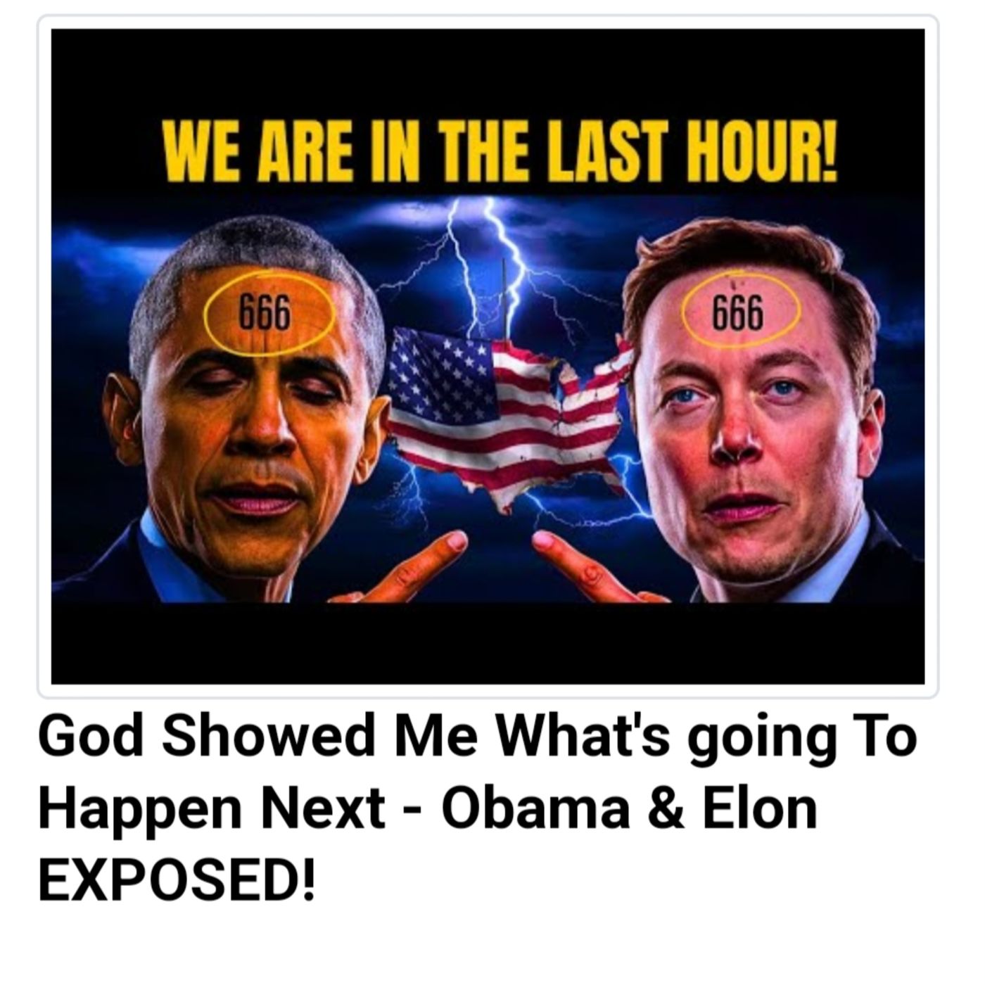 God Showed Me What's going To Happen Next - Obama & Elon EXPOSED! episode artwork