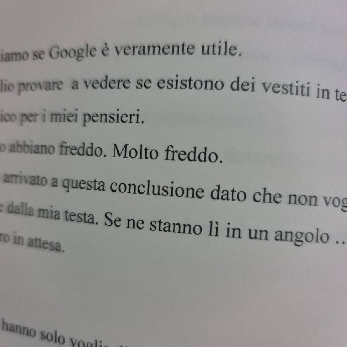 Cronache di un\'assenza