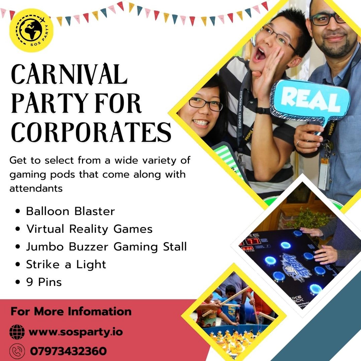 Game Stalls Carnival For Office Party
