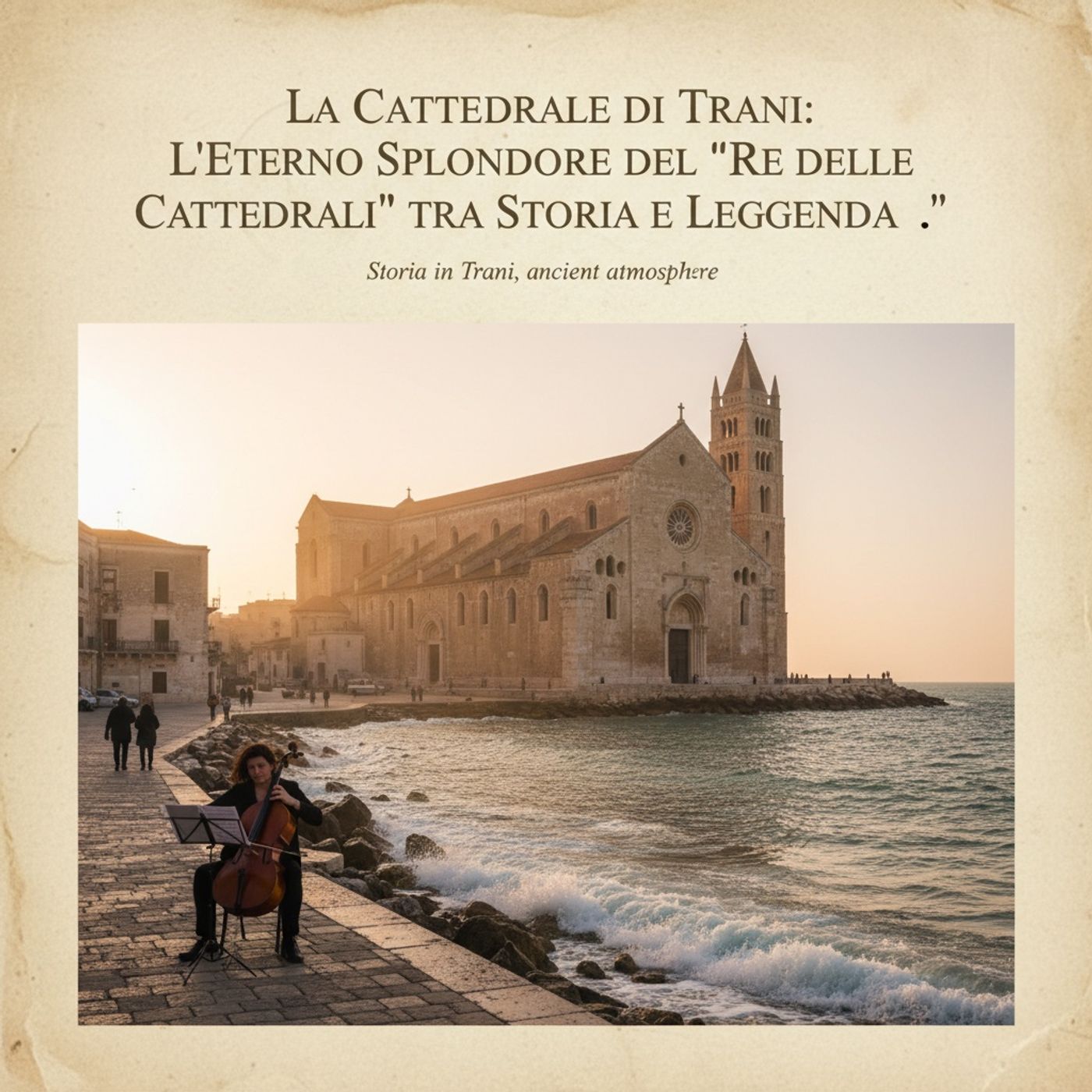 La Cattedrale di Trani: L'Eterno Splendore del 'Re delle Cattedrali' tra Storia e Leggenda
