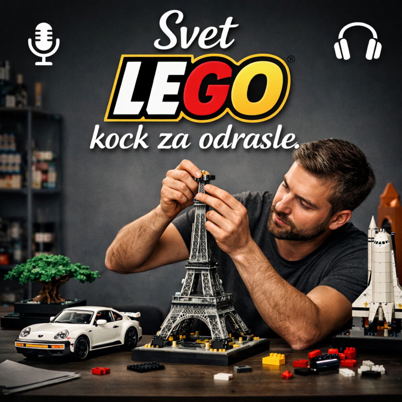 Svet LEGO kock za odrasle cover art