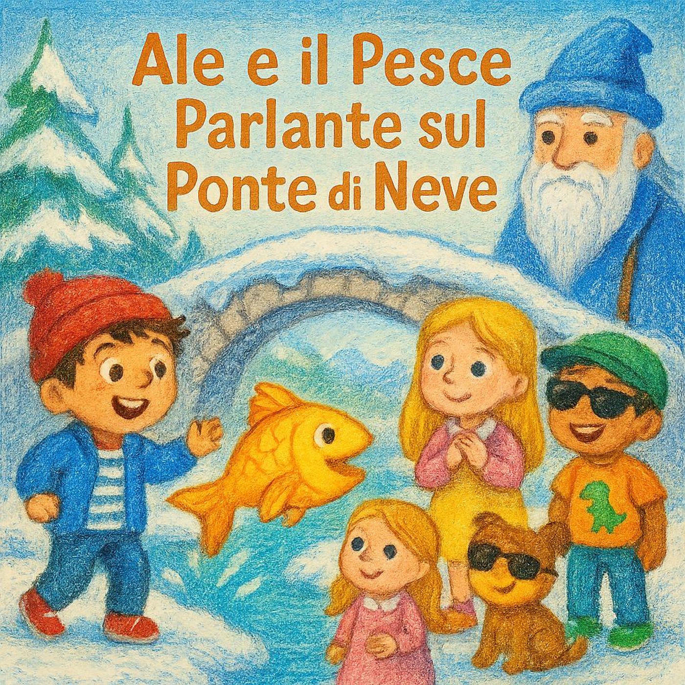 Ale e il Pesce Parlante sul Ponte di Neve